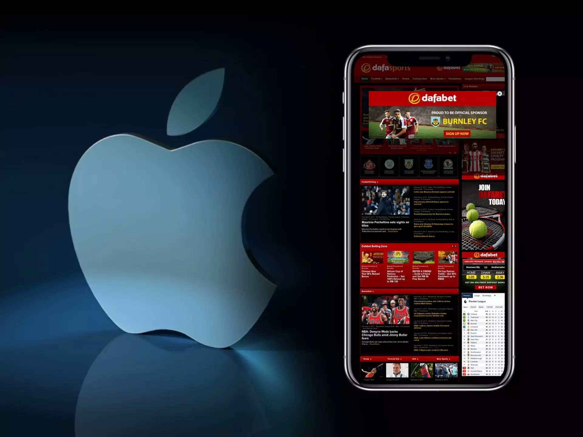 After installing the Dafabet app you will be able to place bets whenever you want.