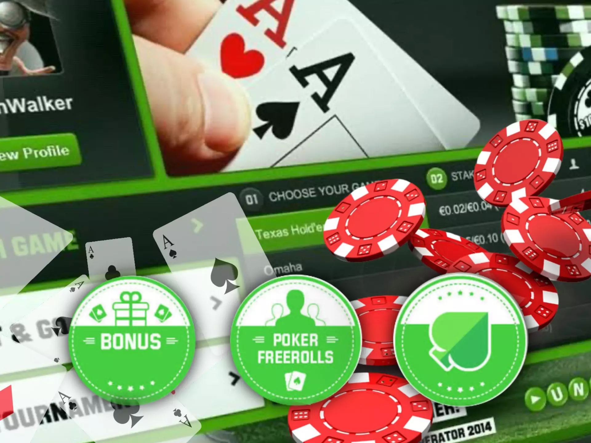 Take an advantage and play poker with the Unbet bonus.