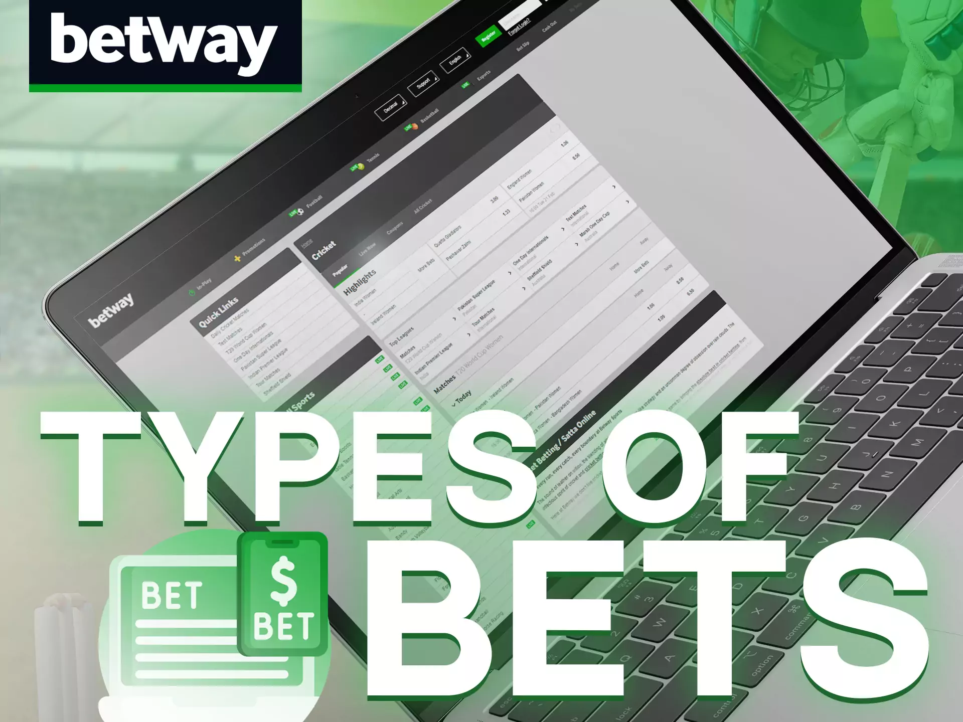 Bet how you want with Betway.