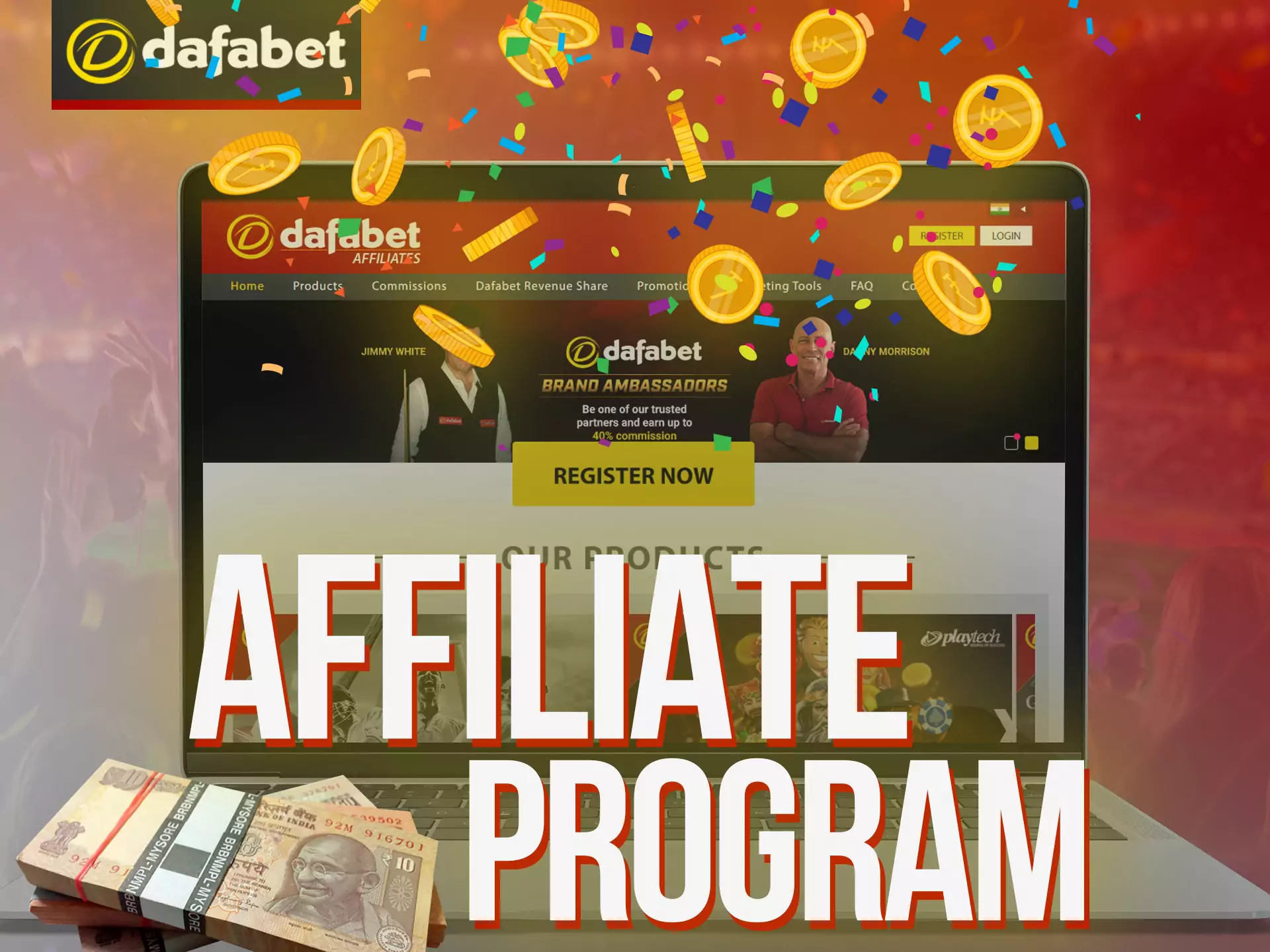 Join the Dafabet Affiliate Program and earn more bonuses and profits.