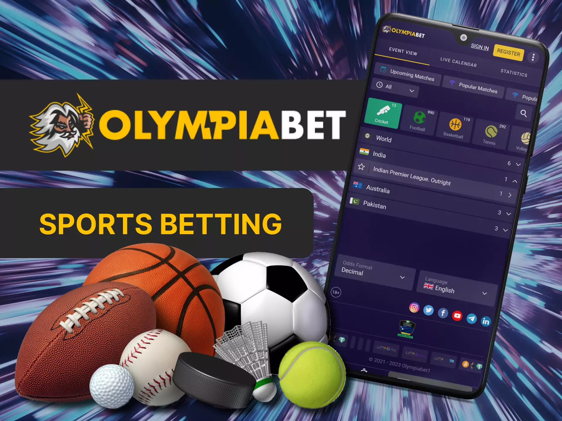 With Olympiabet, bet on your favorite sports.