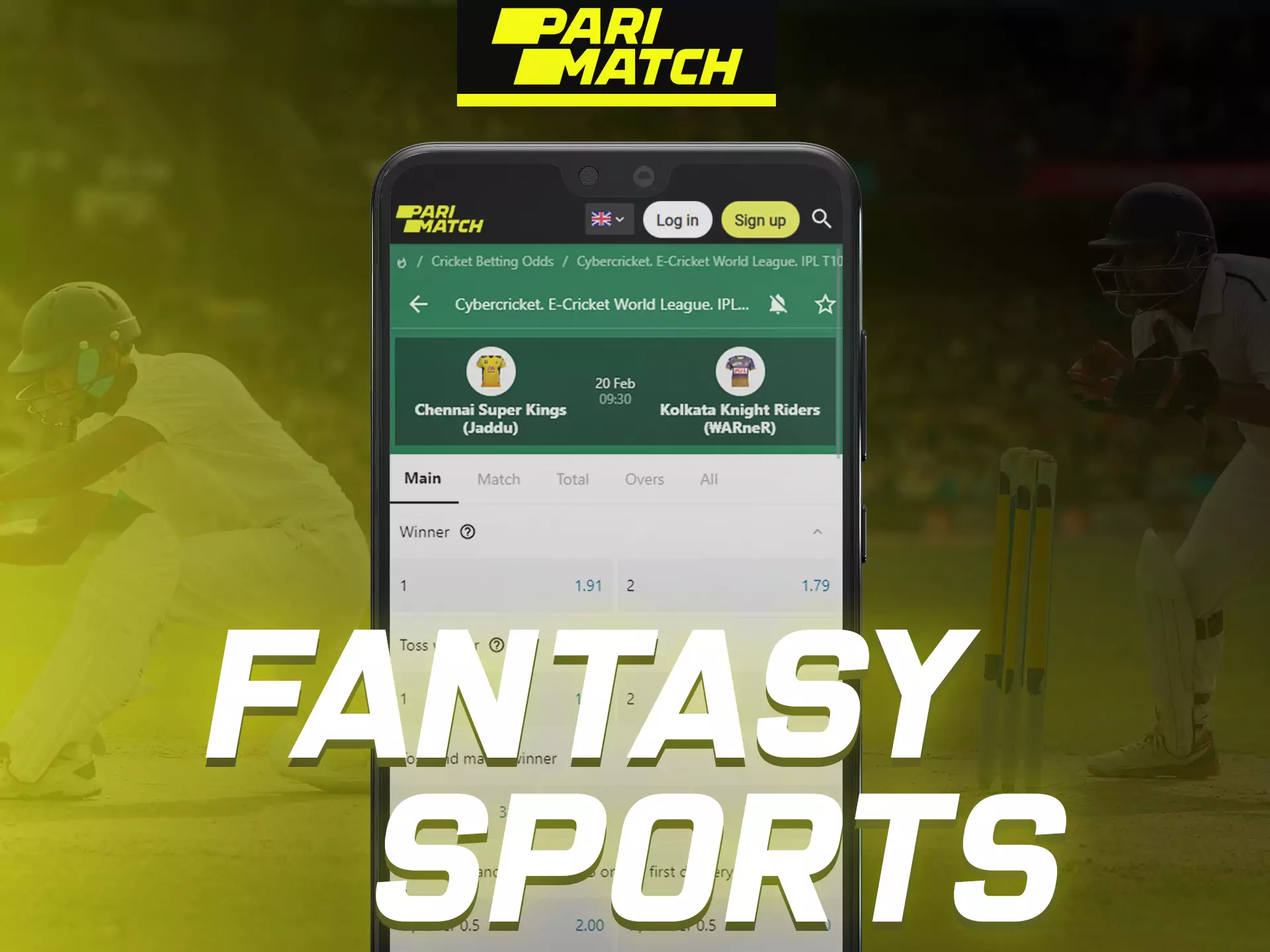 Bet on sports in Fantasy Sports at Parimatch.