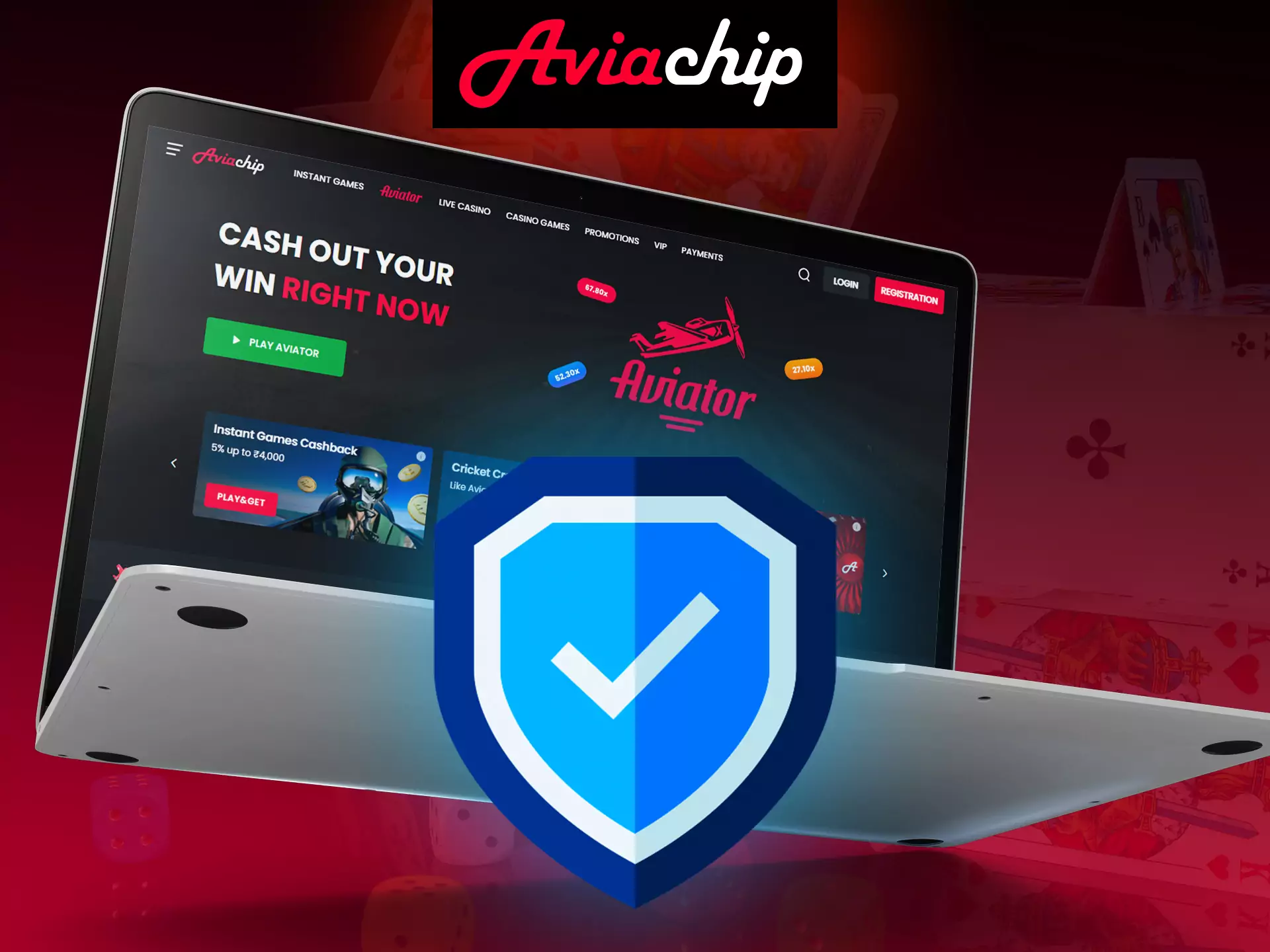 Aviachip is safe for users, your data will be secured.