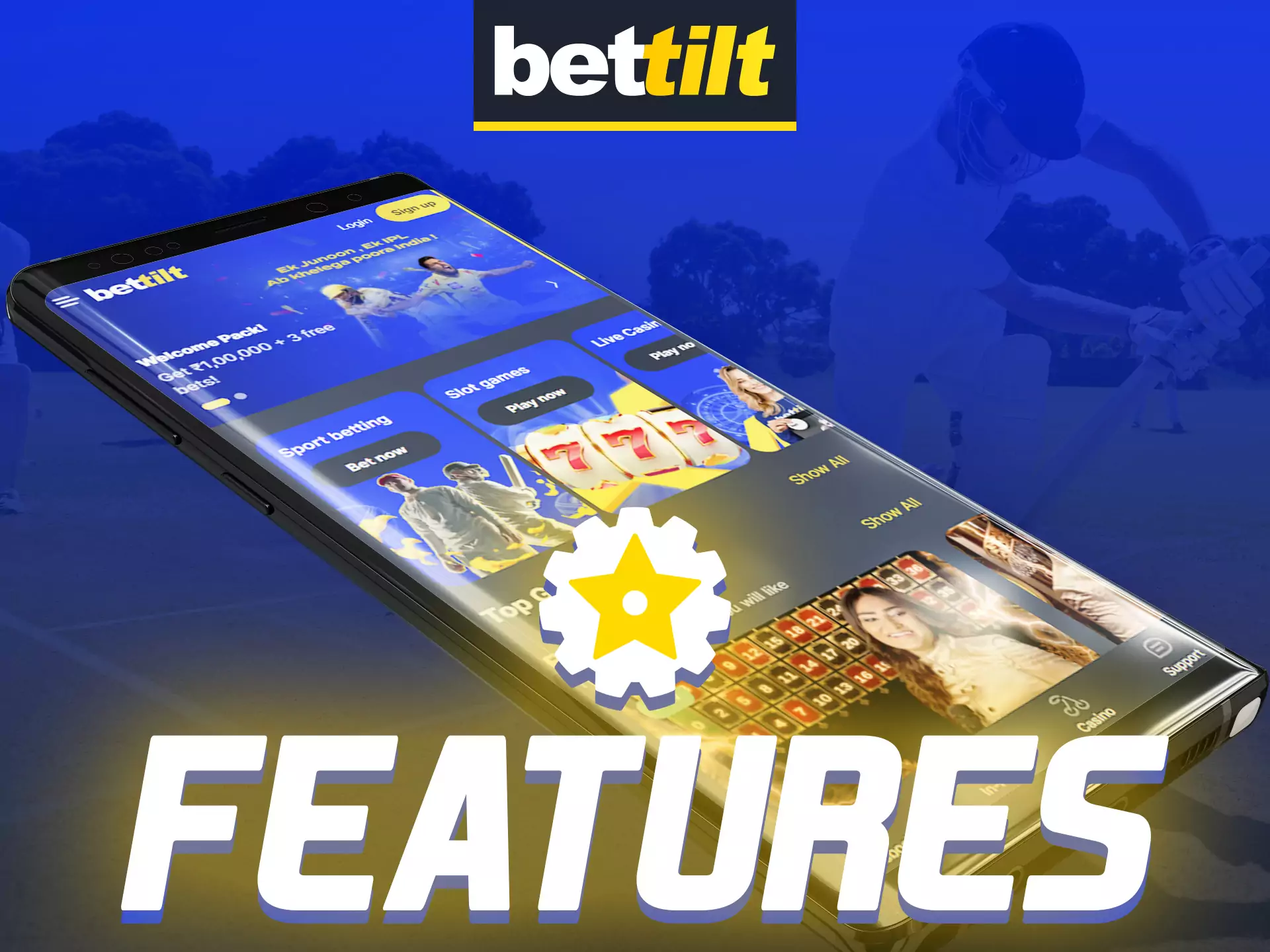 The Bettilt app has many handy features.