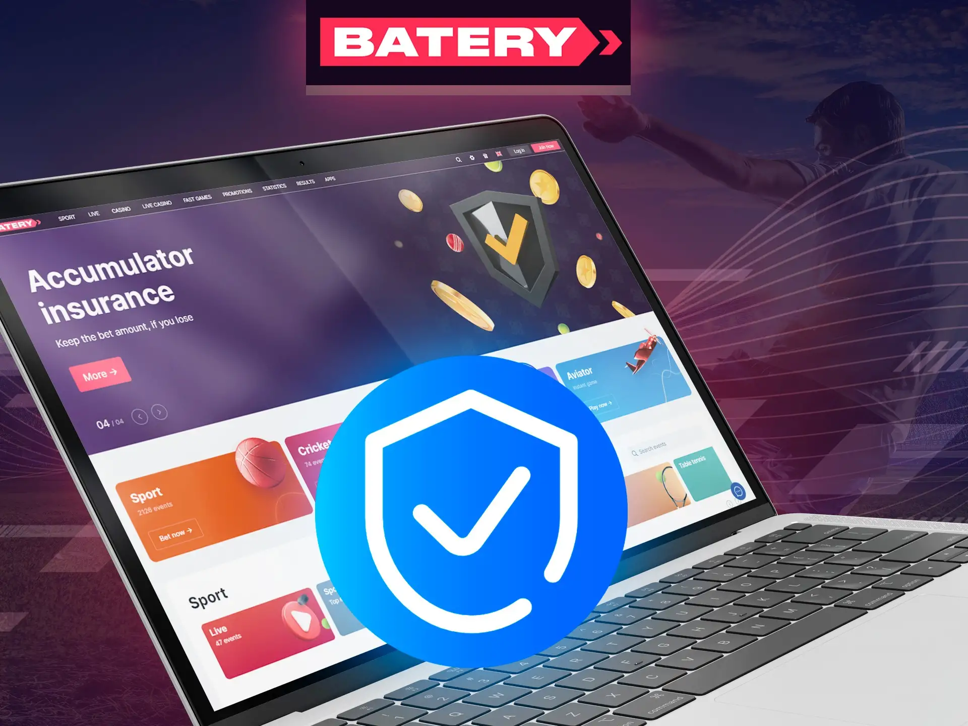 Batery betting company secures all of your private data.