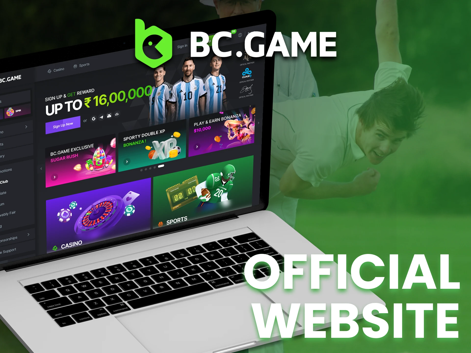 Visit BC Game official website using any device.