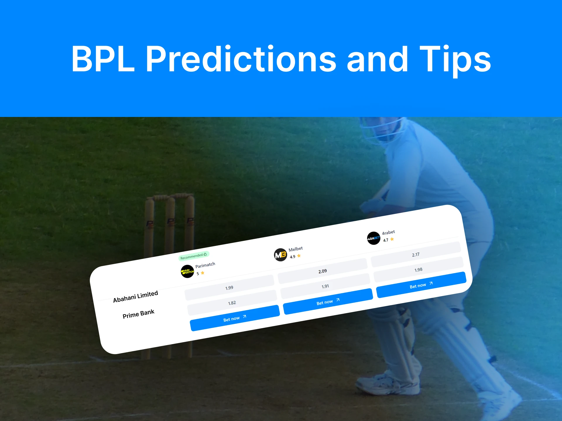 Follow our predictions on BPL matches.