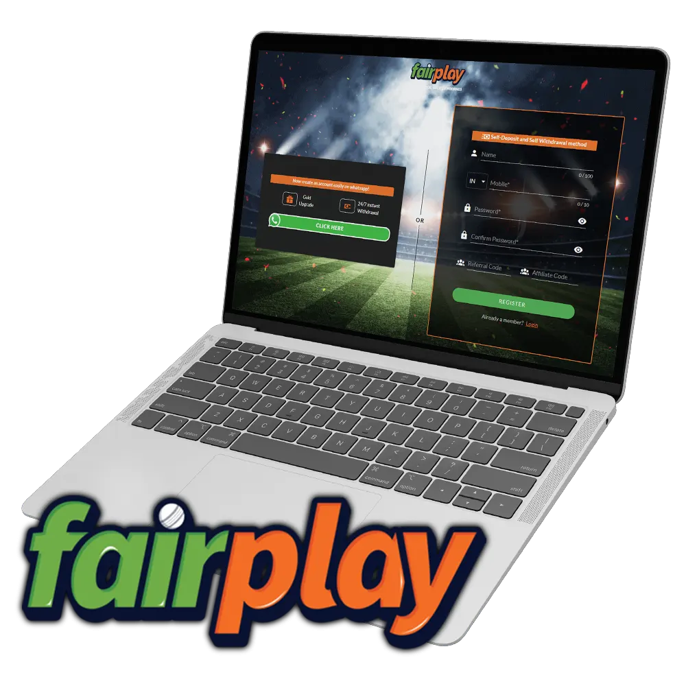 Register your own Fairplay account.