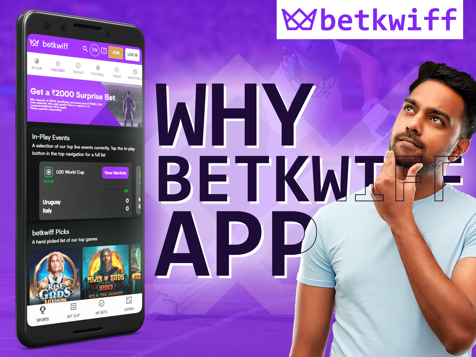 Choose the Betkwiff app because it is user-friendly and functional.