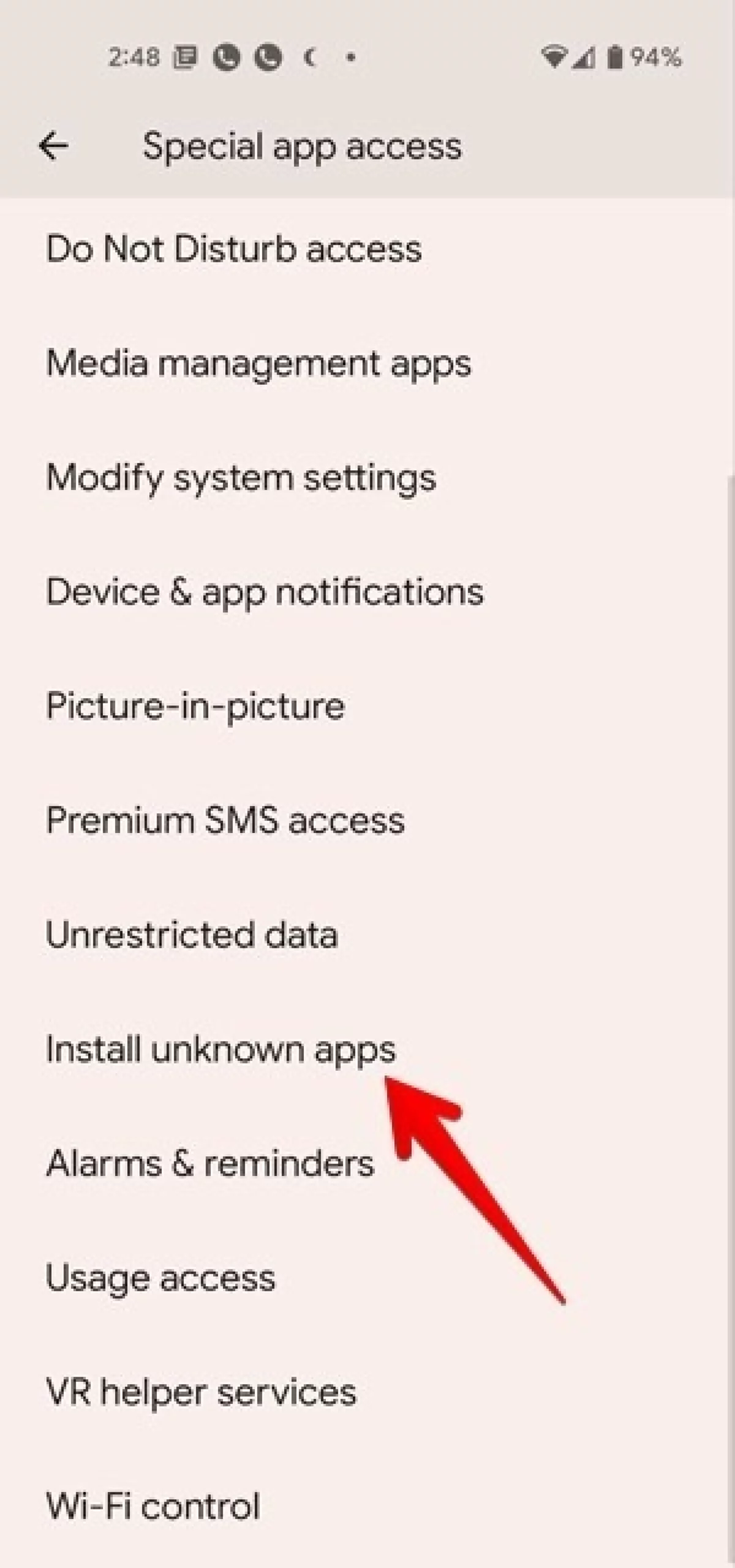 Disable the security option in the settings.