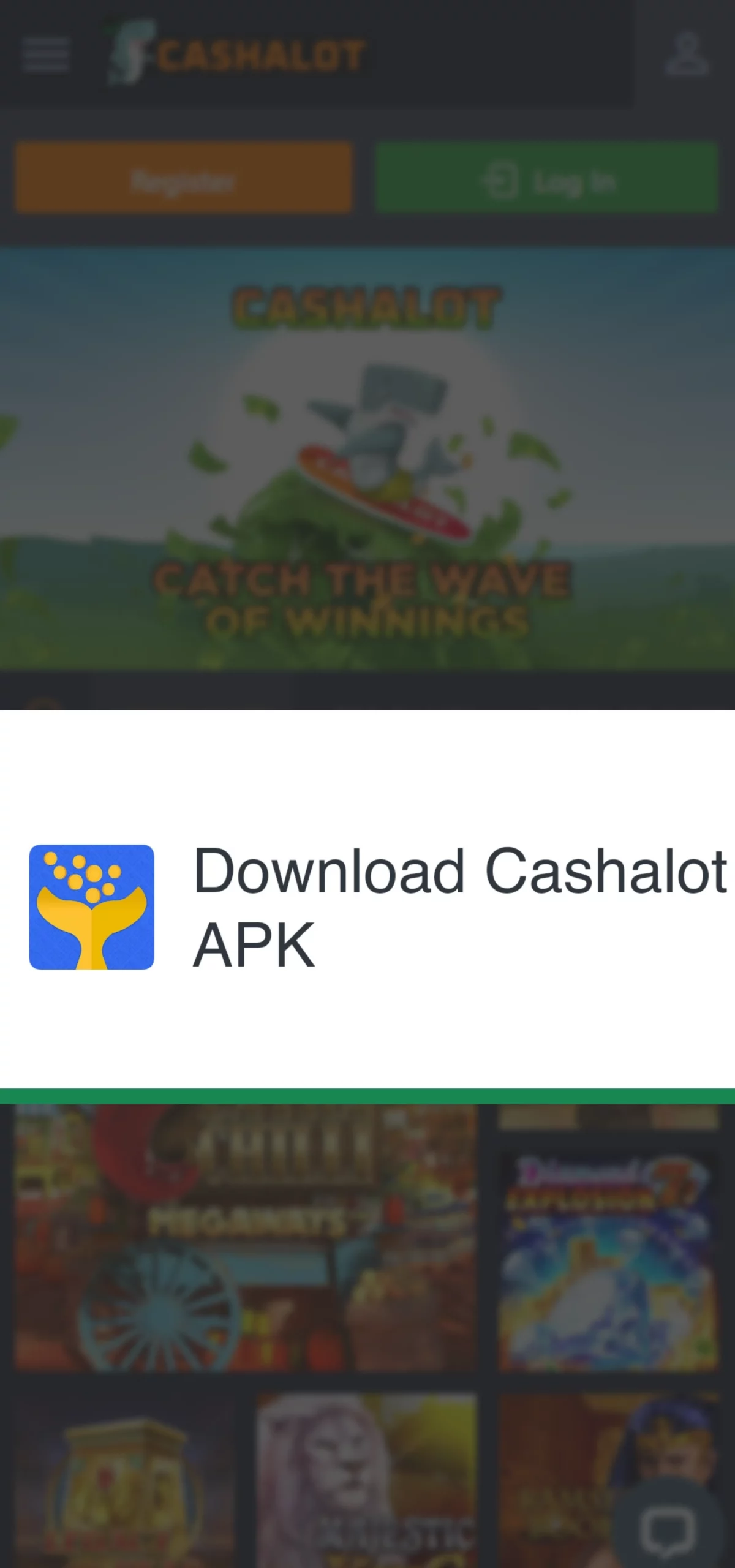 Start downloading the APK file.