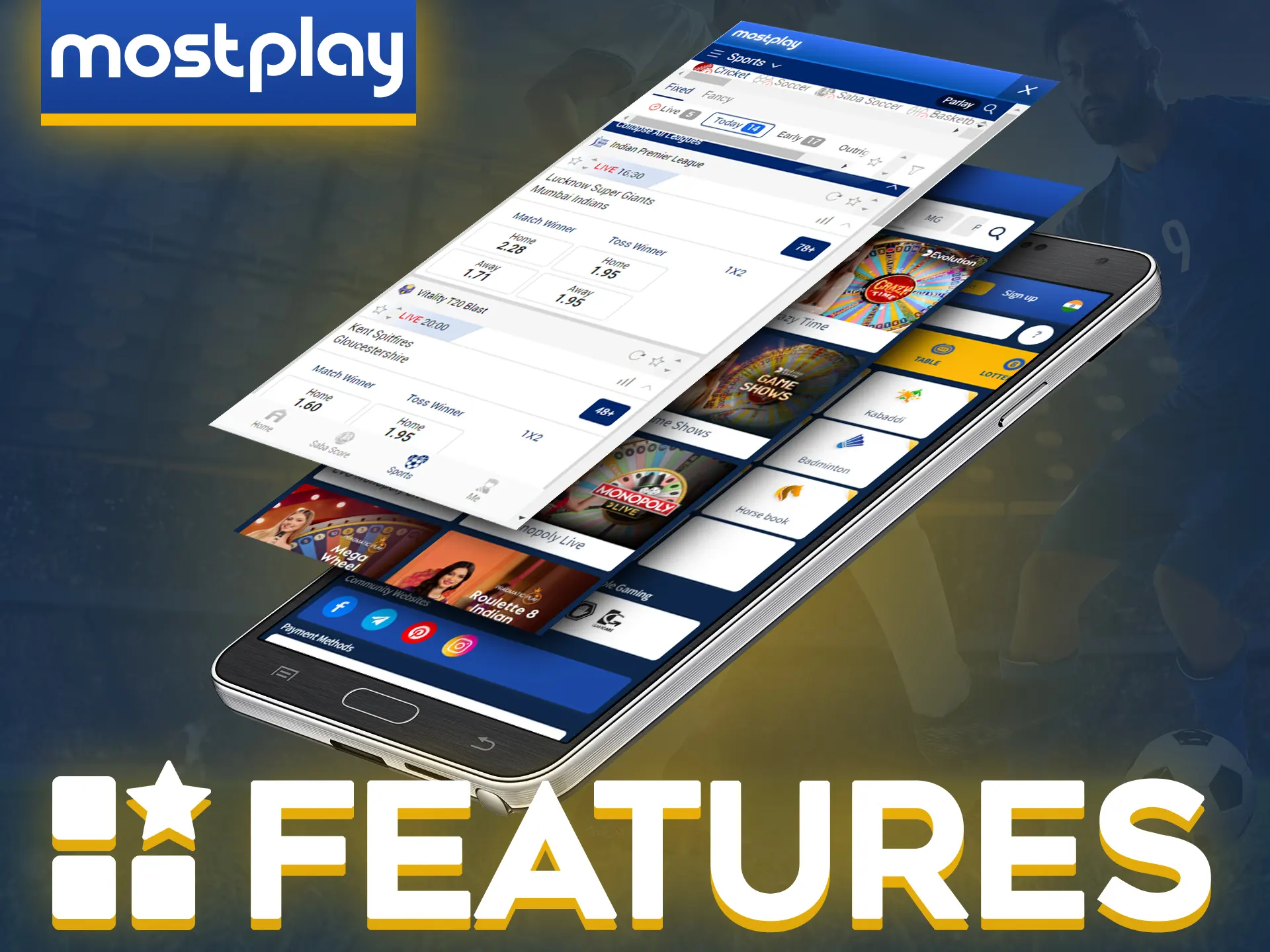 Learn more about the Mostplay app features.