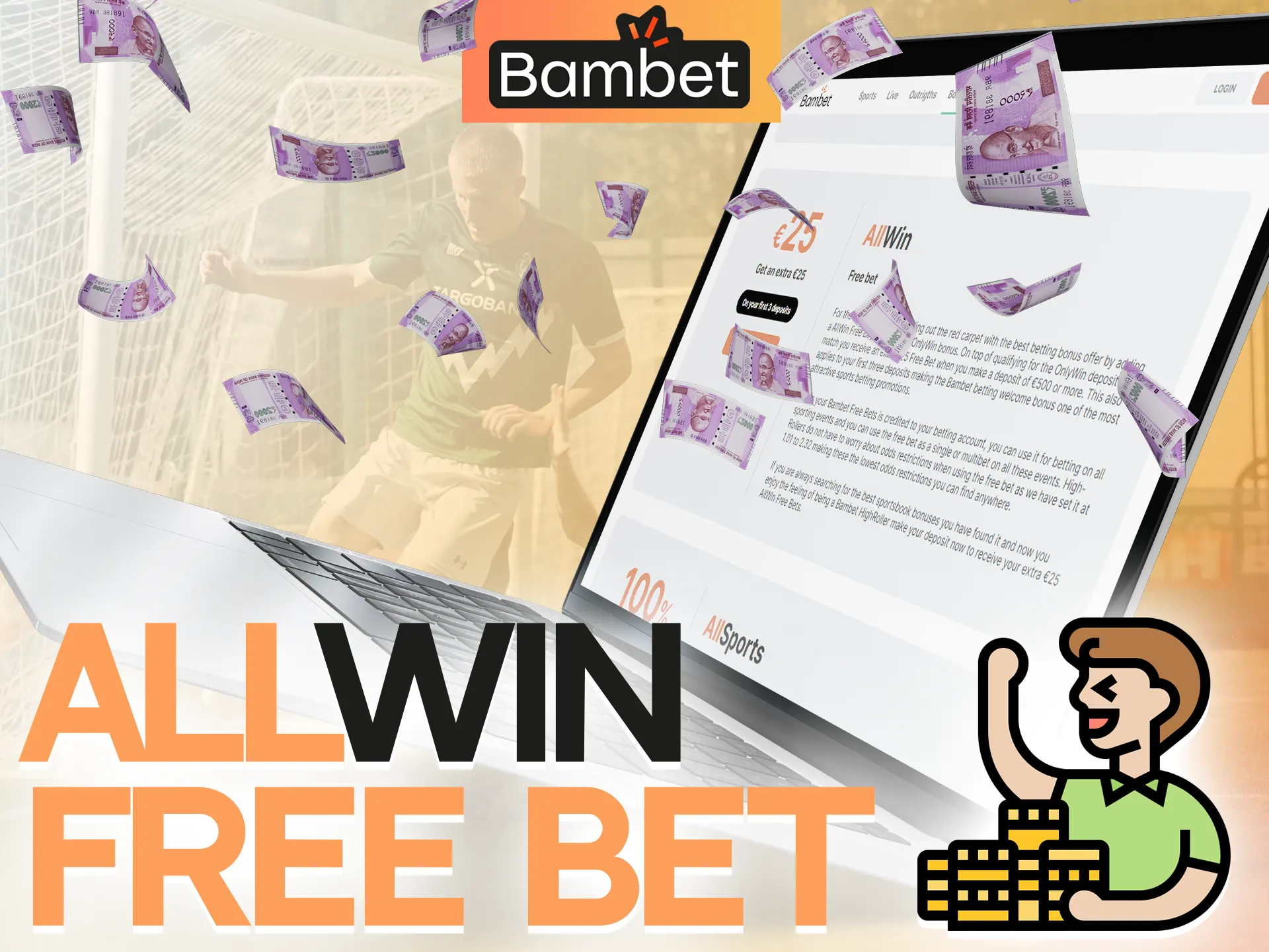 Try Bambet's special AllWin bonus.