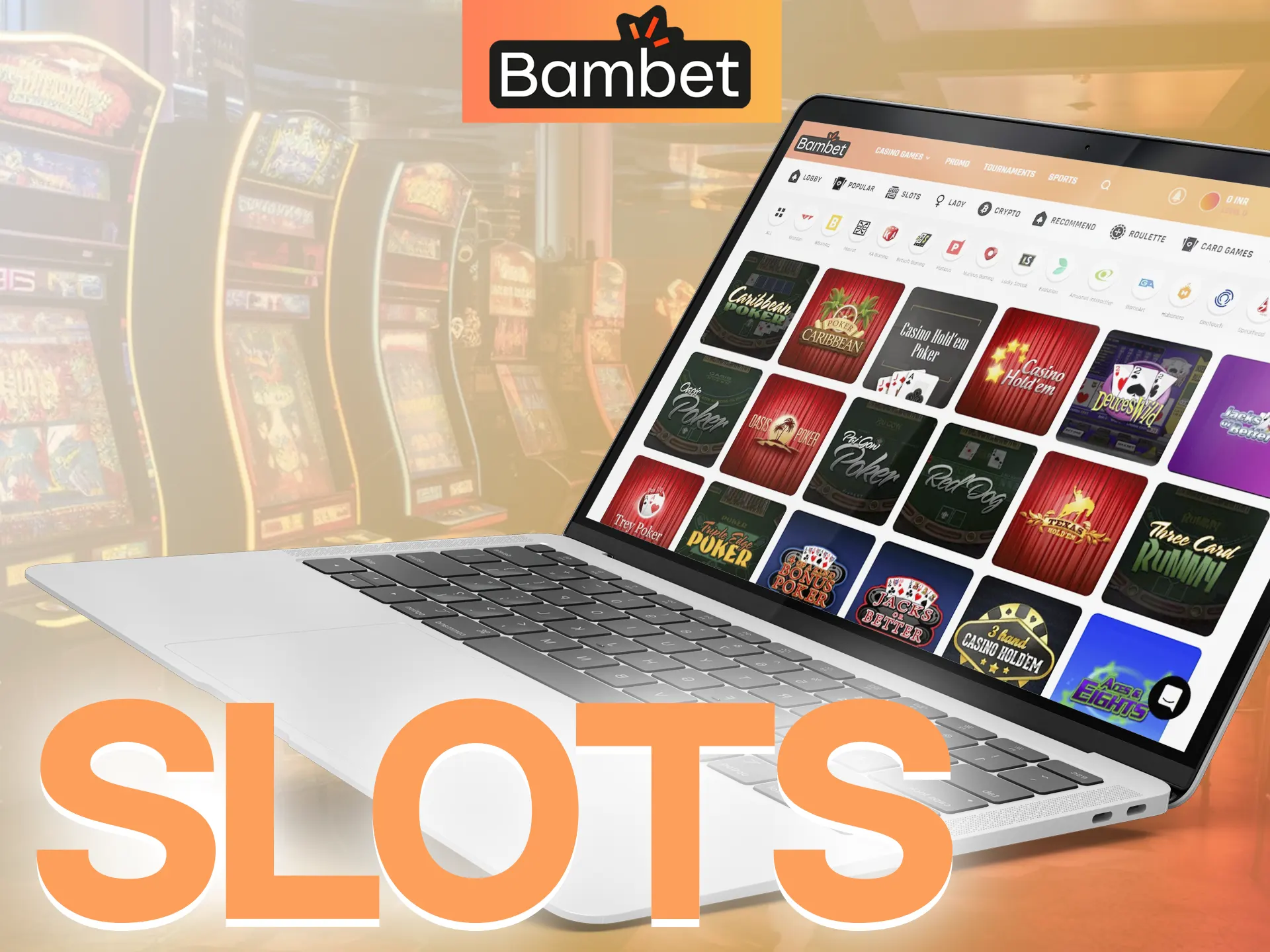 Play slots at Bambet Casino.