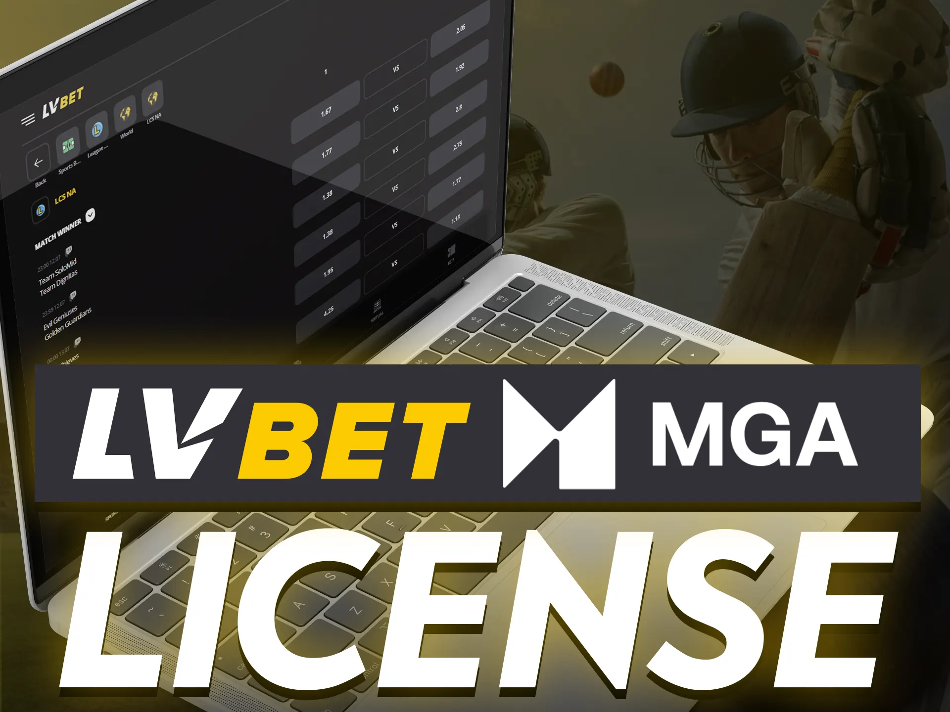 LV Bet is officially licensed and safe for players.