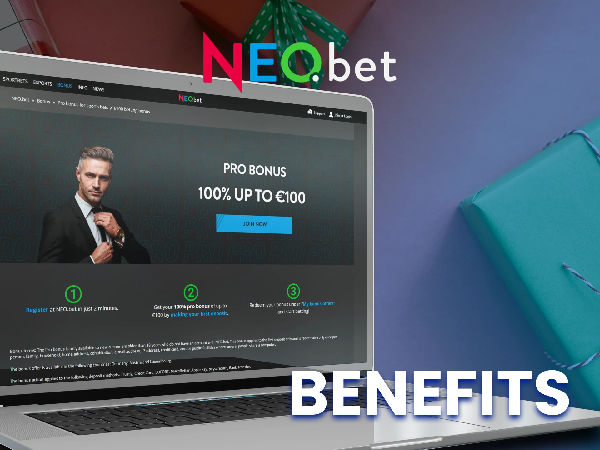 NEO.bet has many bonuses for players.