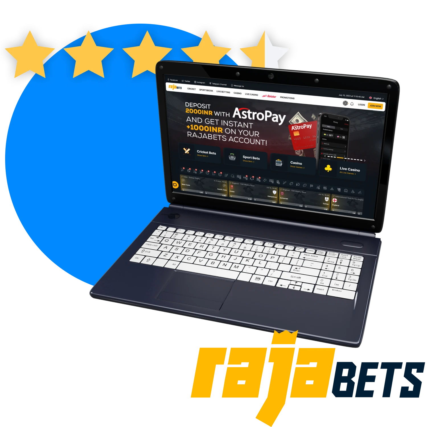Check out what users think about the Rajabets website.