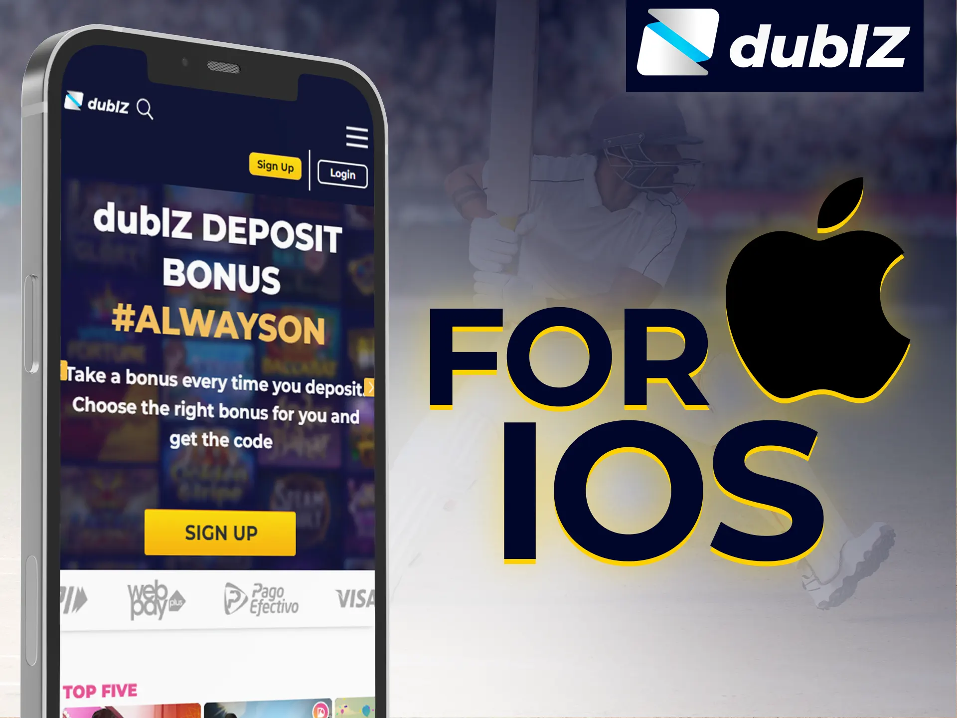 Dublz can be installed on your iOS phone.