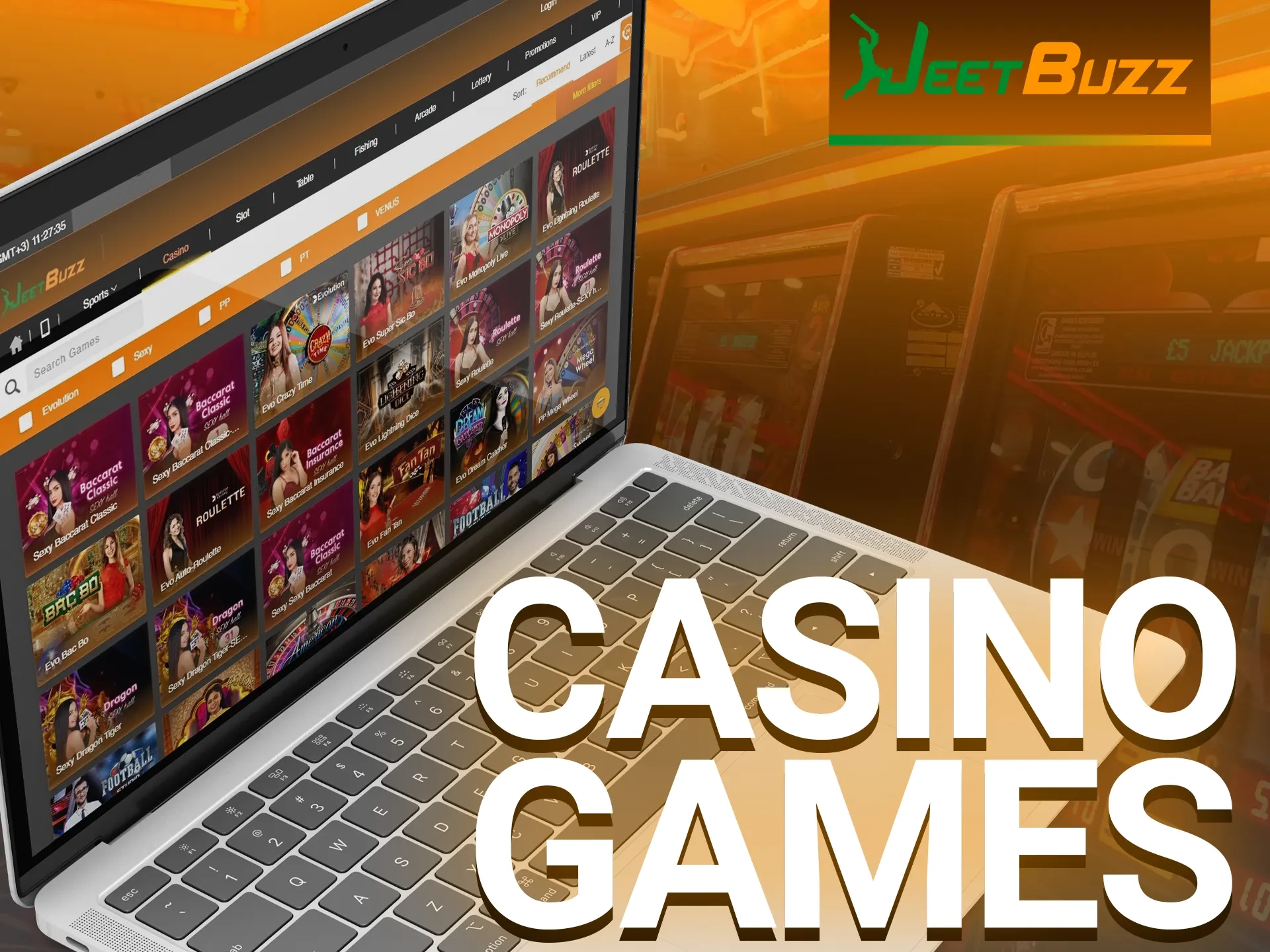 Play many games at Jeetbuzz Casino.