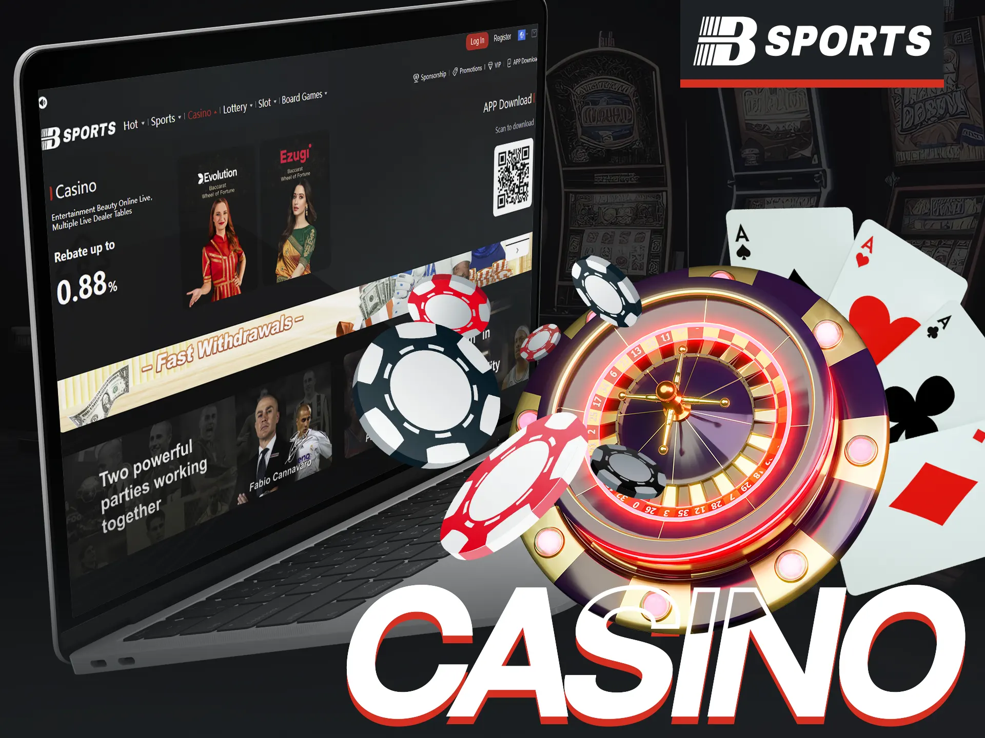 The casino section of BSports are ready to offer over a thousand different games.