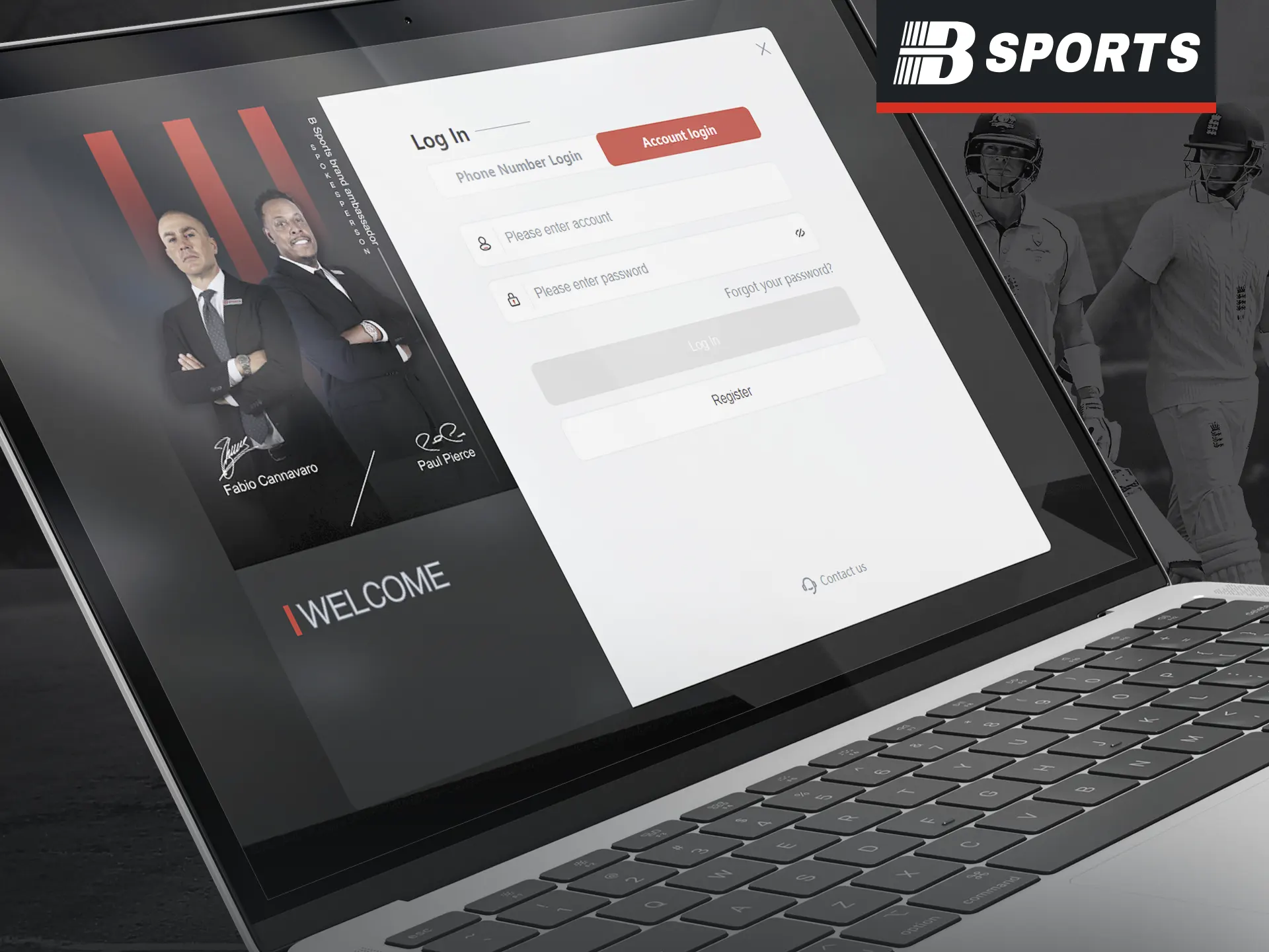 Logging into your Bsports account is fairly simple.