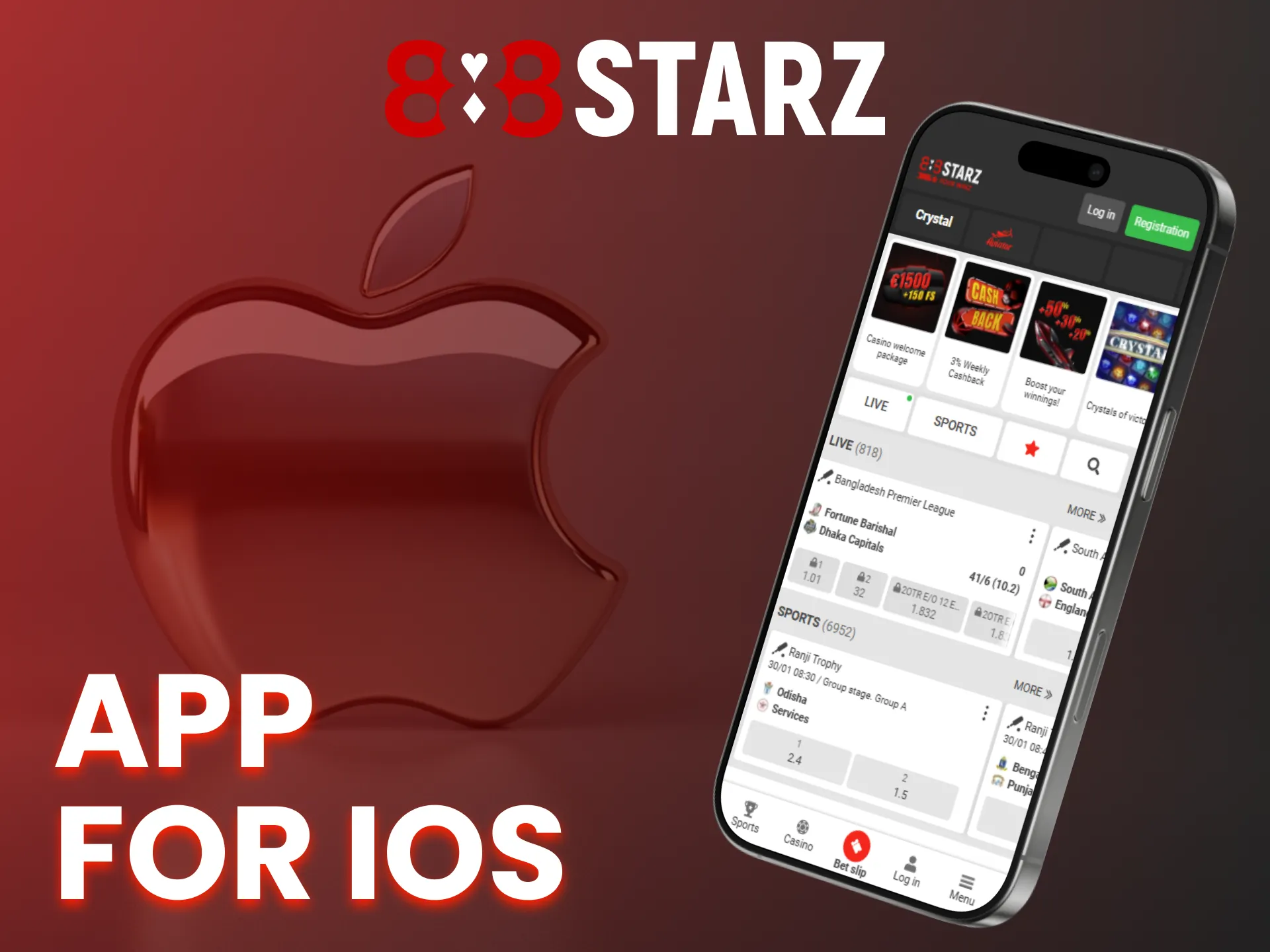 Users can confidently download and install the 888Starz iOS application.