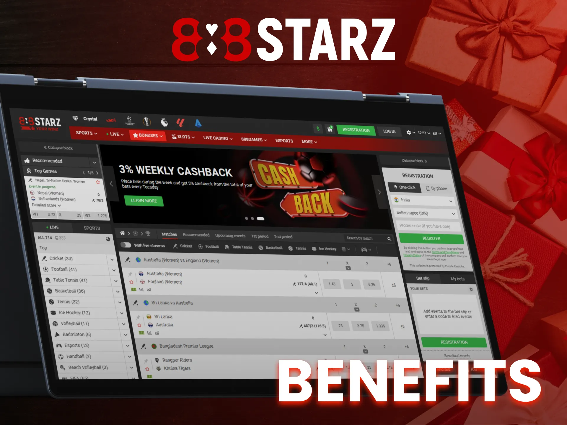 888Starz offers several advantages for Indian players.