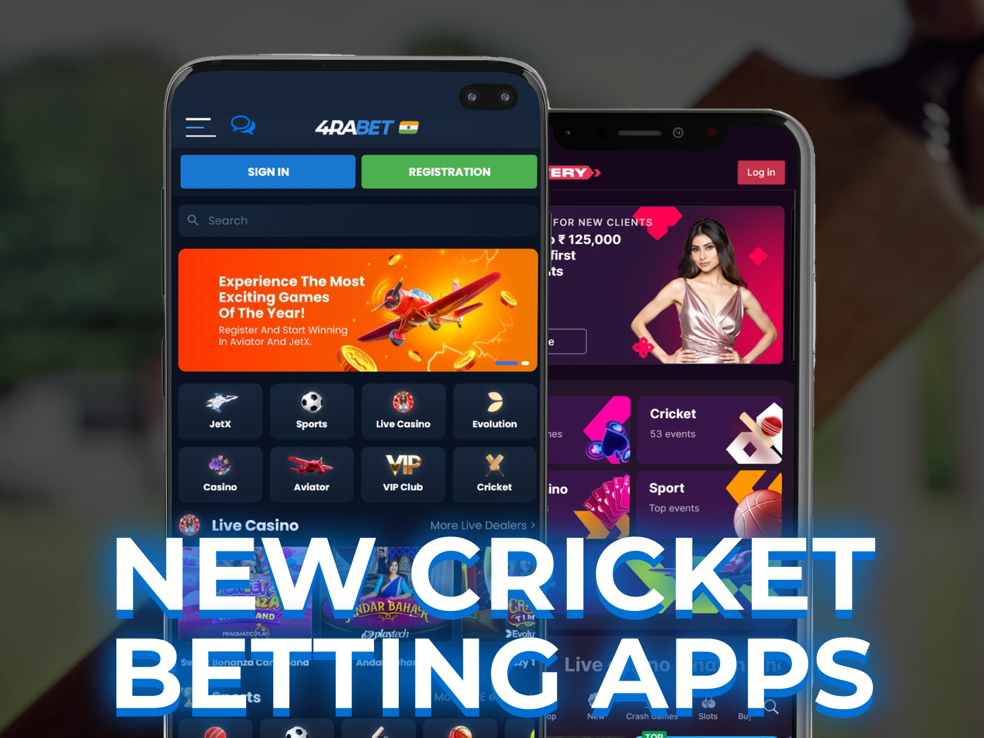 New bookmaker apps for cricket betting in India.