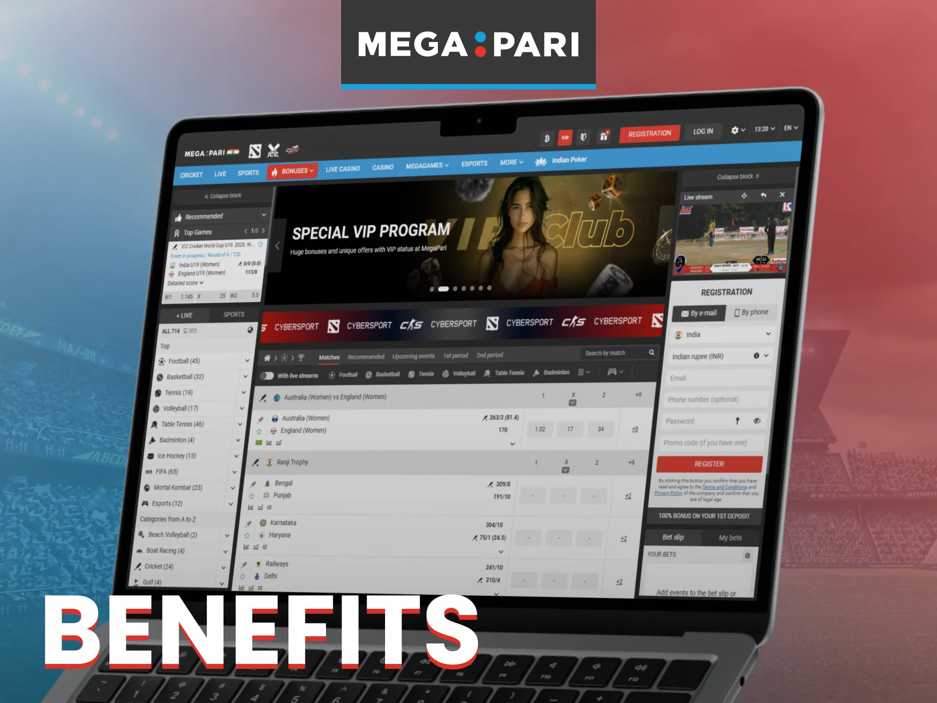 Megapari offers some benefits for Indian users.