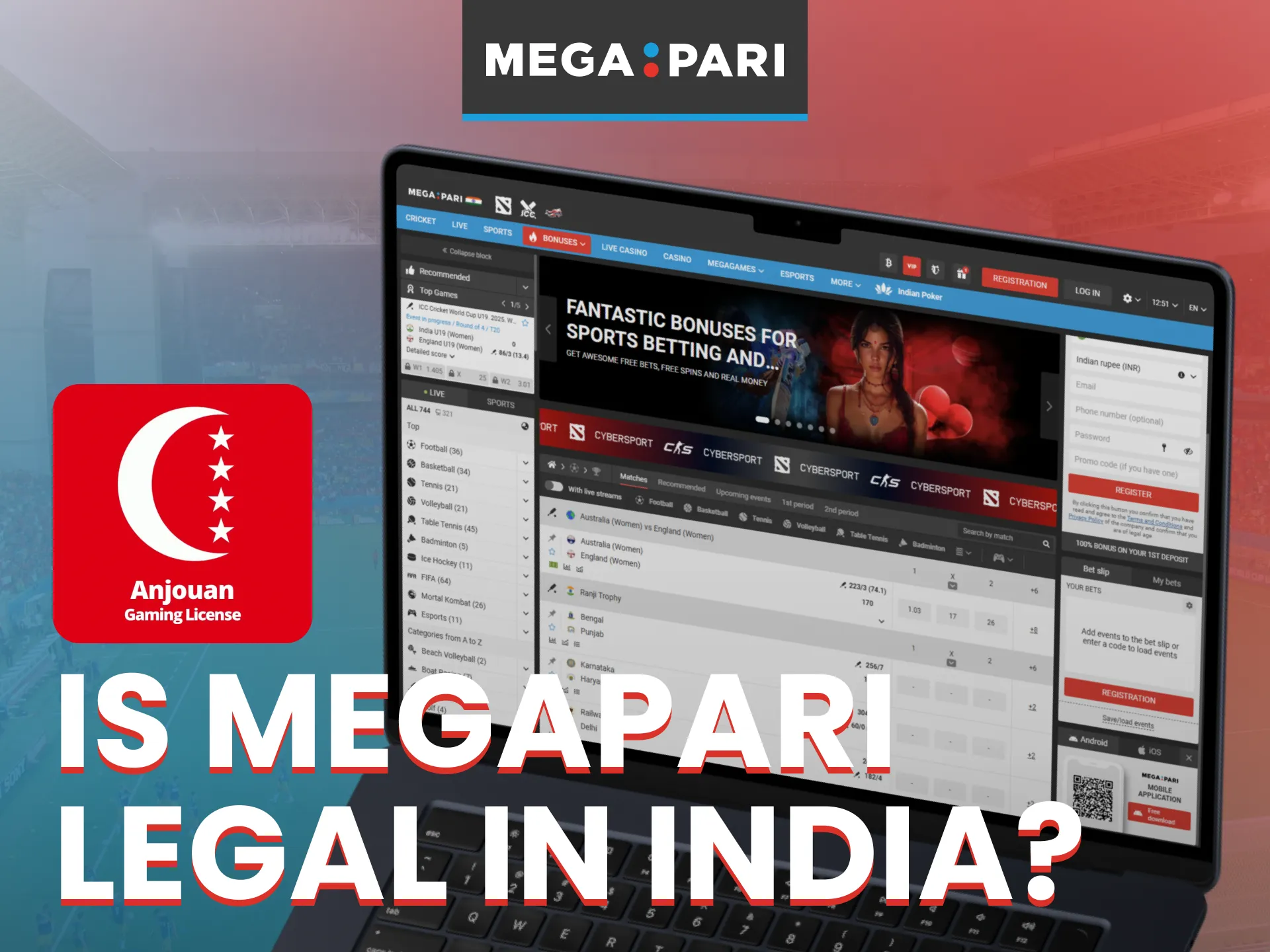 Megapari is licensed to operate in India.