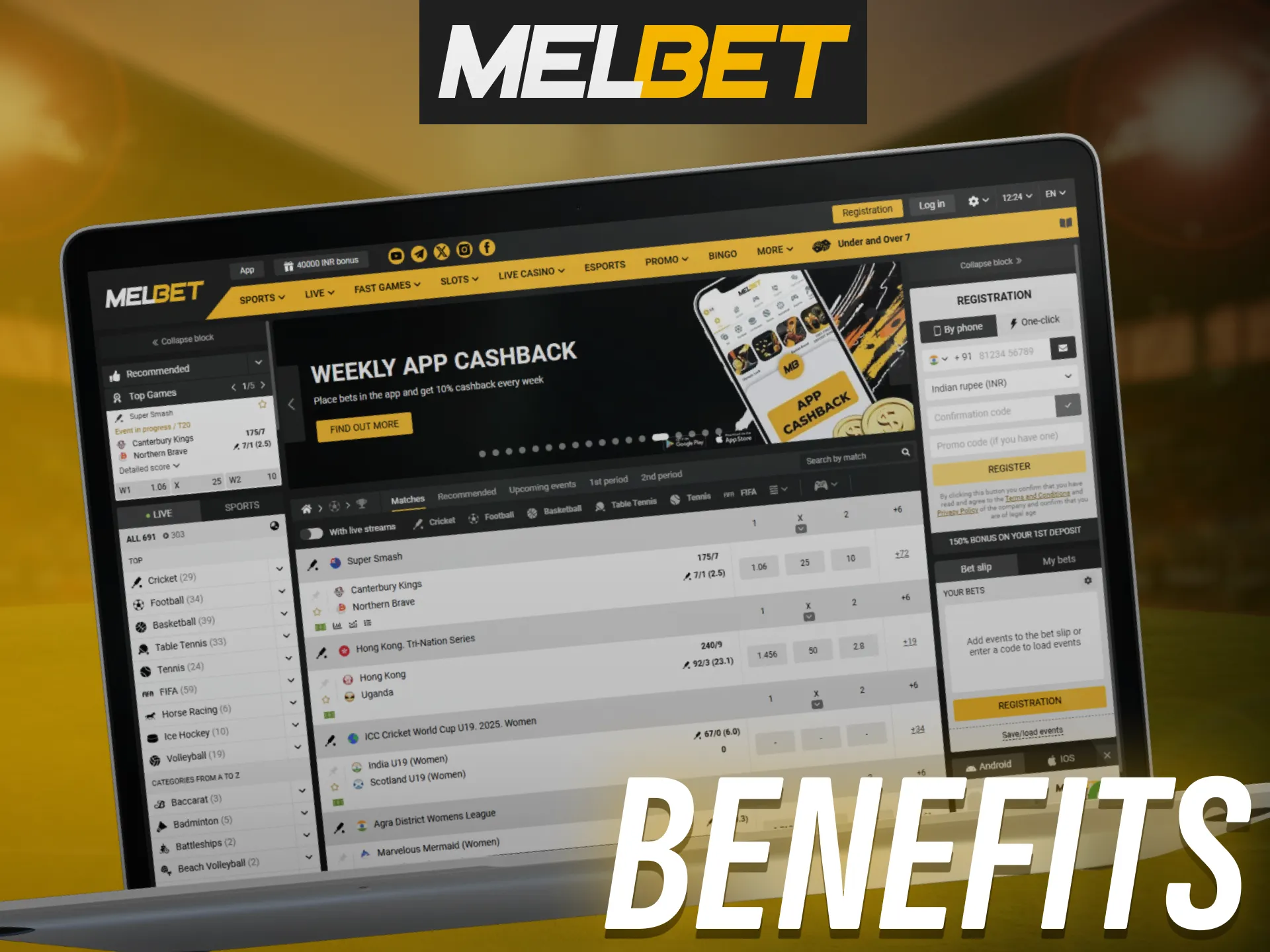 Melbet offers a range of advantages for Indian customers.