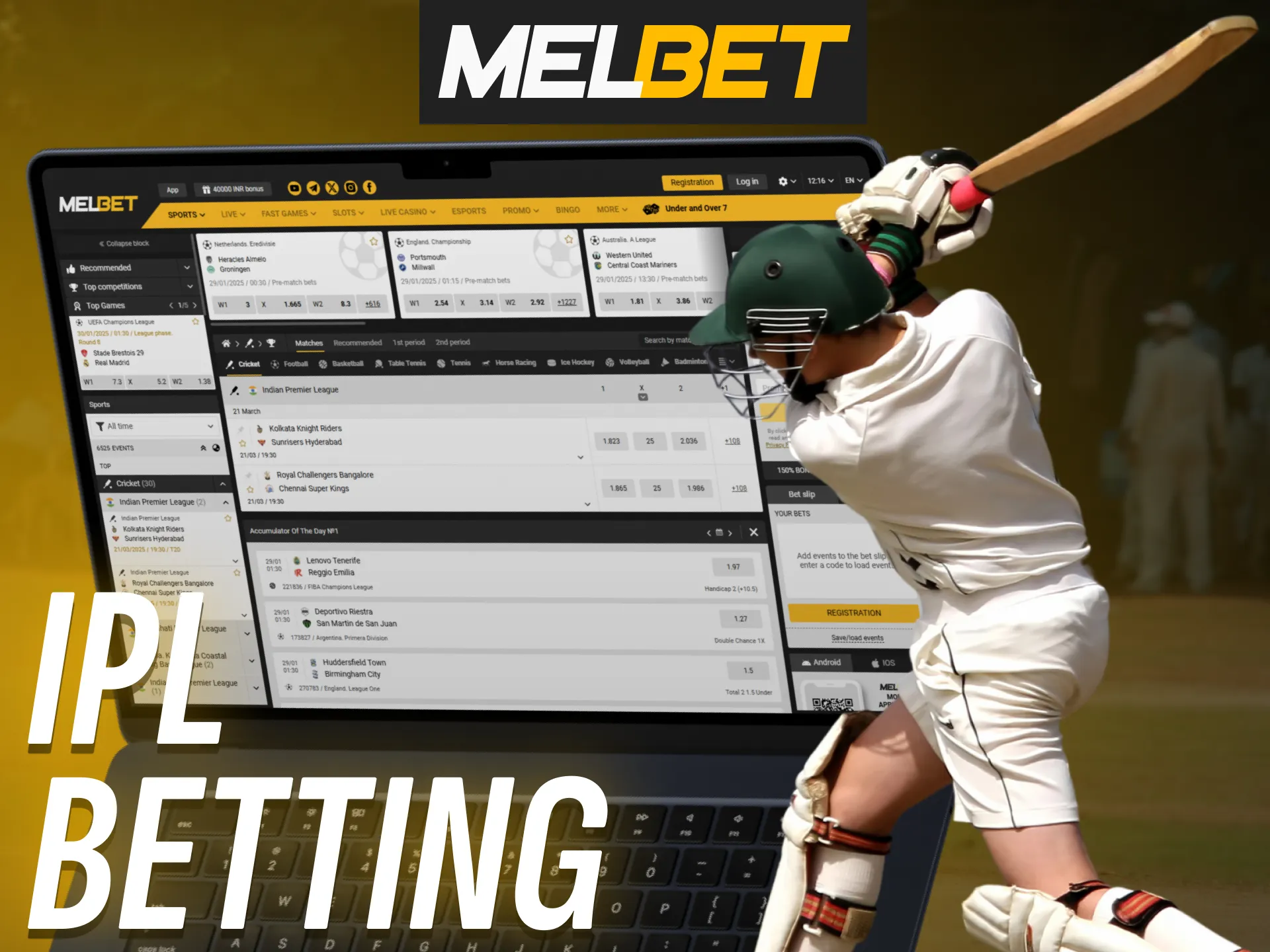 The IPL is a favorite among bettors on the MelBet platform.