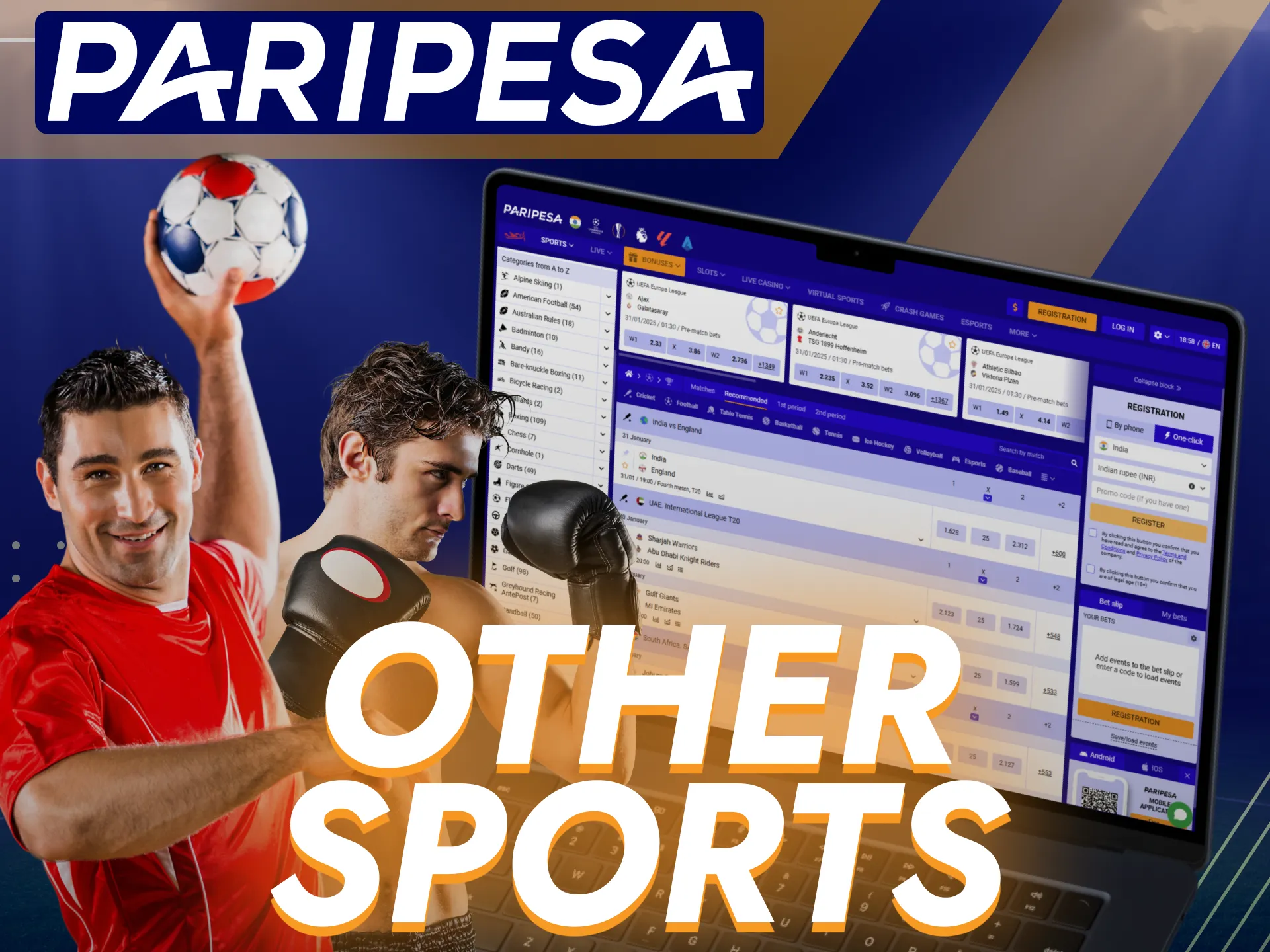 Customers can find a variety of betting options for many sports at Paripesa.