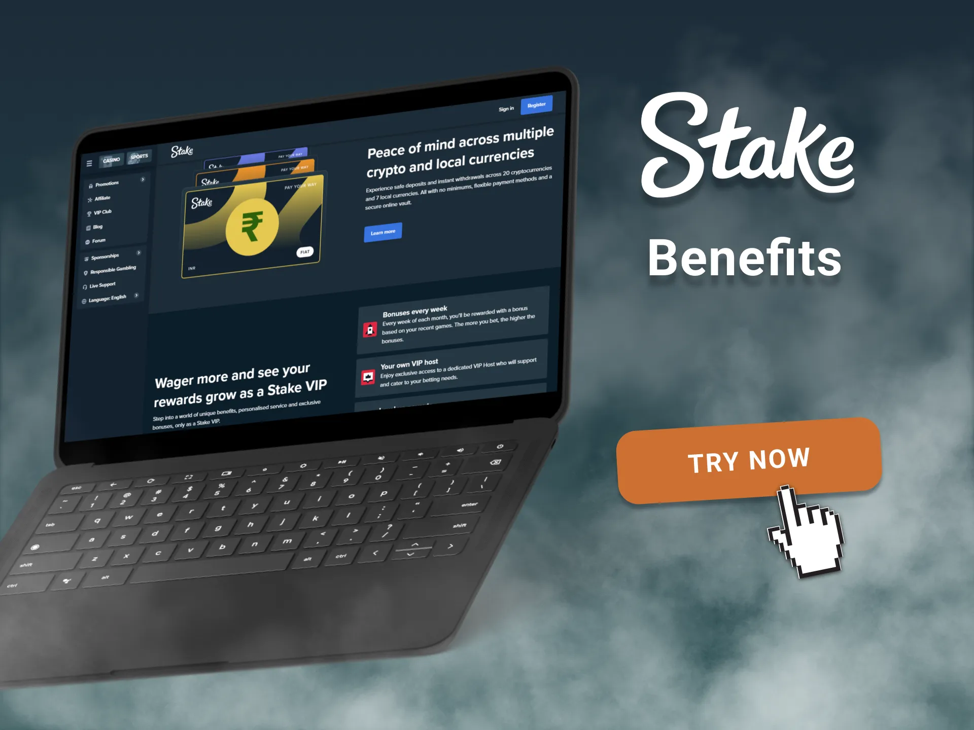 Stake offers numerous benefits for Indian users.