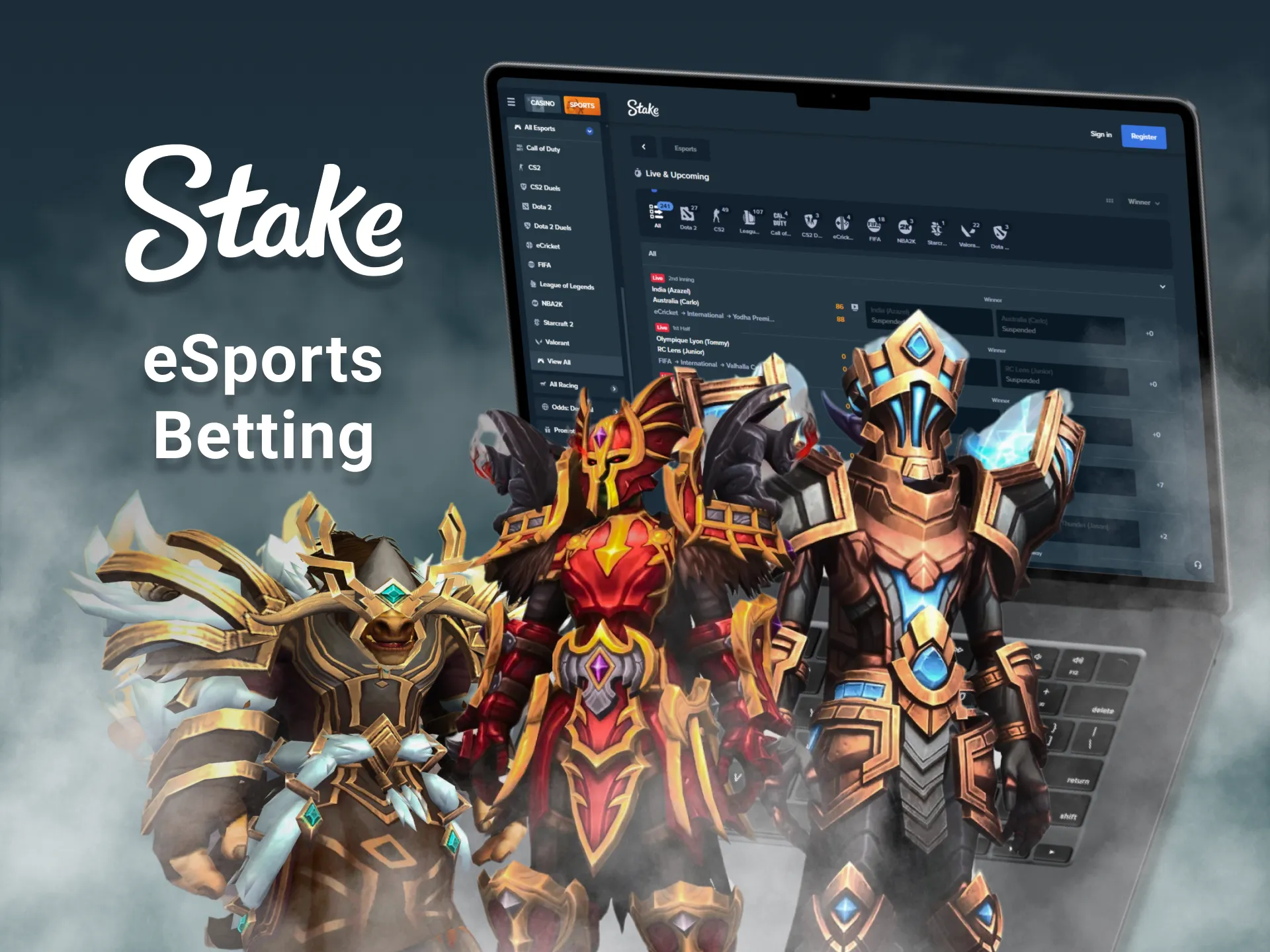 Esports betting has gained immense popularity on Stake.