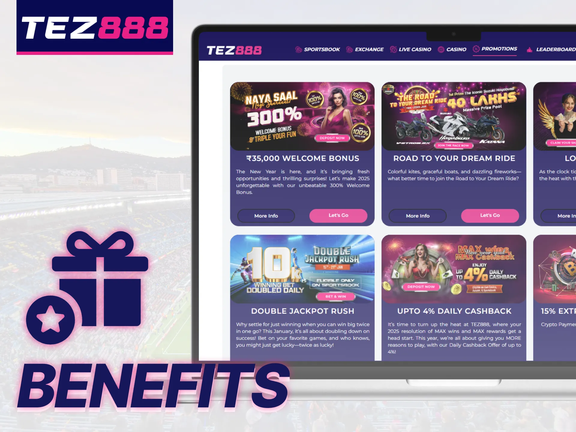 Tez888 offers numerous advantages for Indian customers.