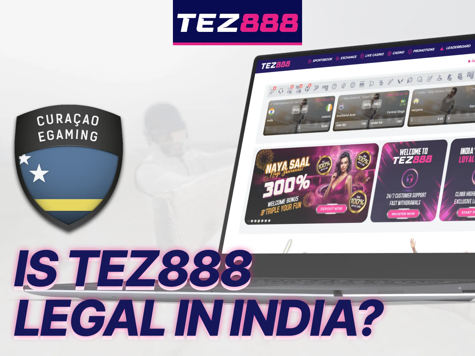 The legality of the Tez888 platform in India.