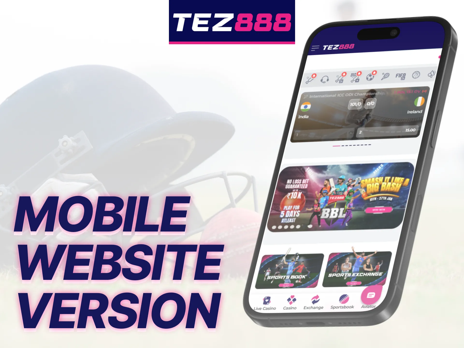 Tez888 provides a mobile-friendly version of its website for users.