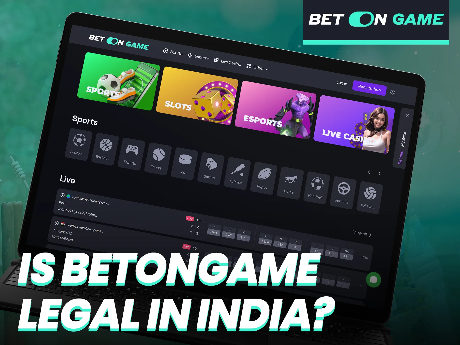 The BetOnGame platform is legal and safe.