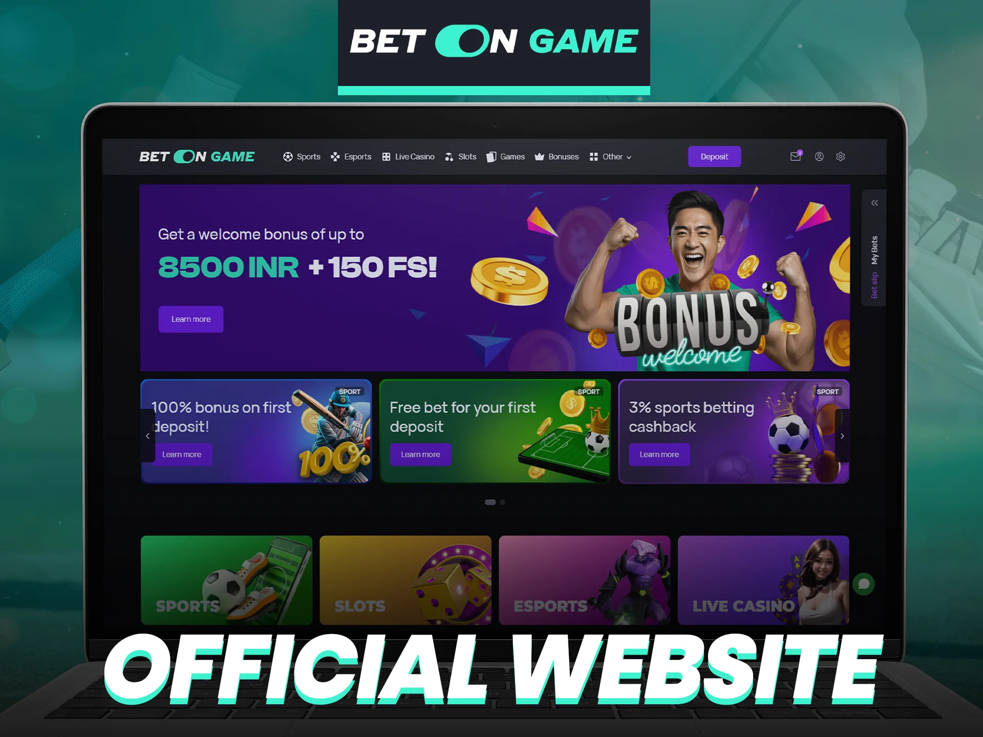 Take a look at the interface and usability of the BetOnGame platform.