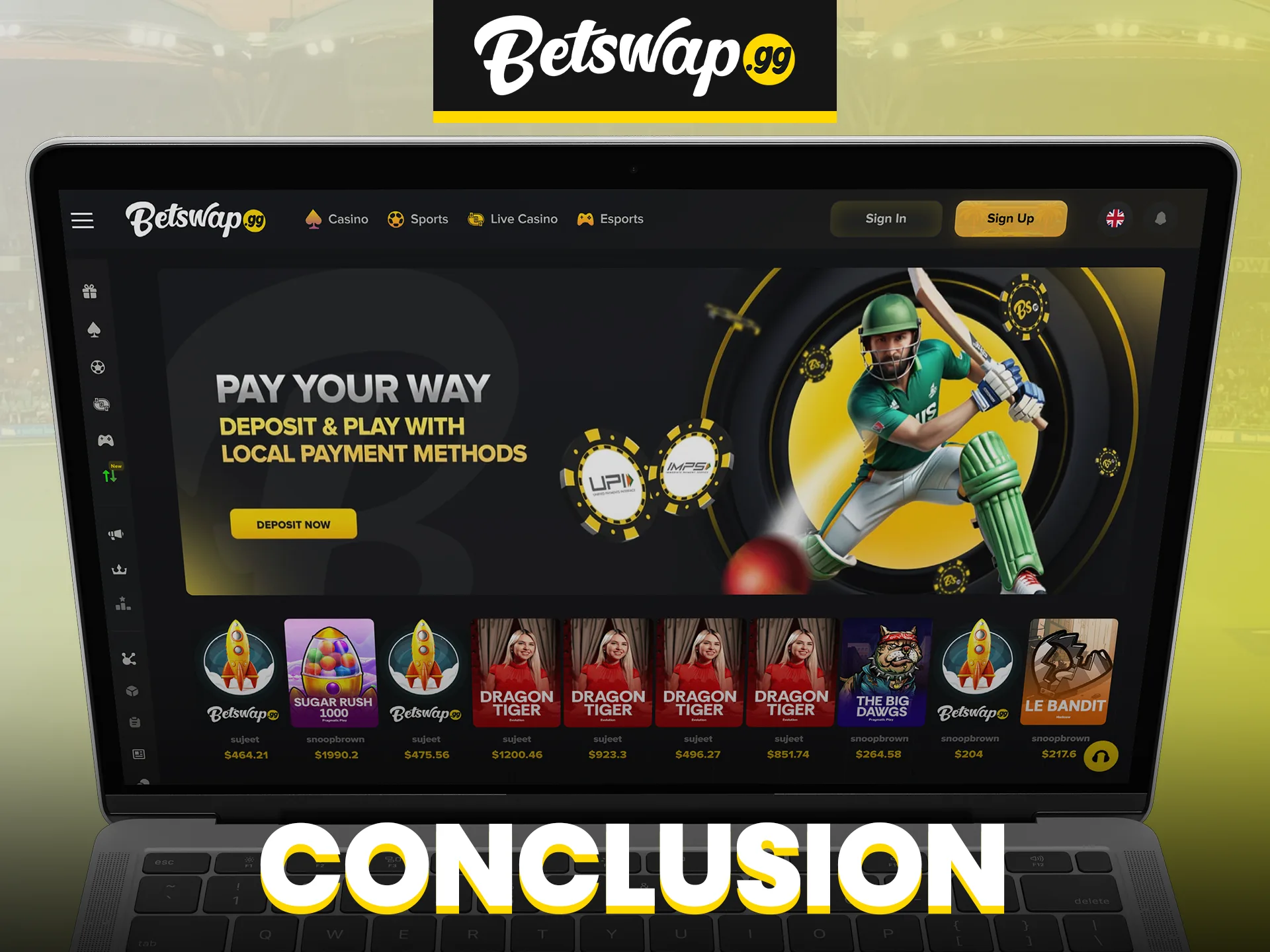 Choose Betswap and become a sports betting professional today.