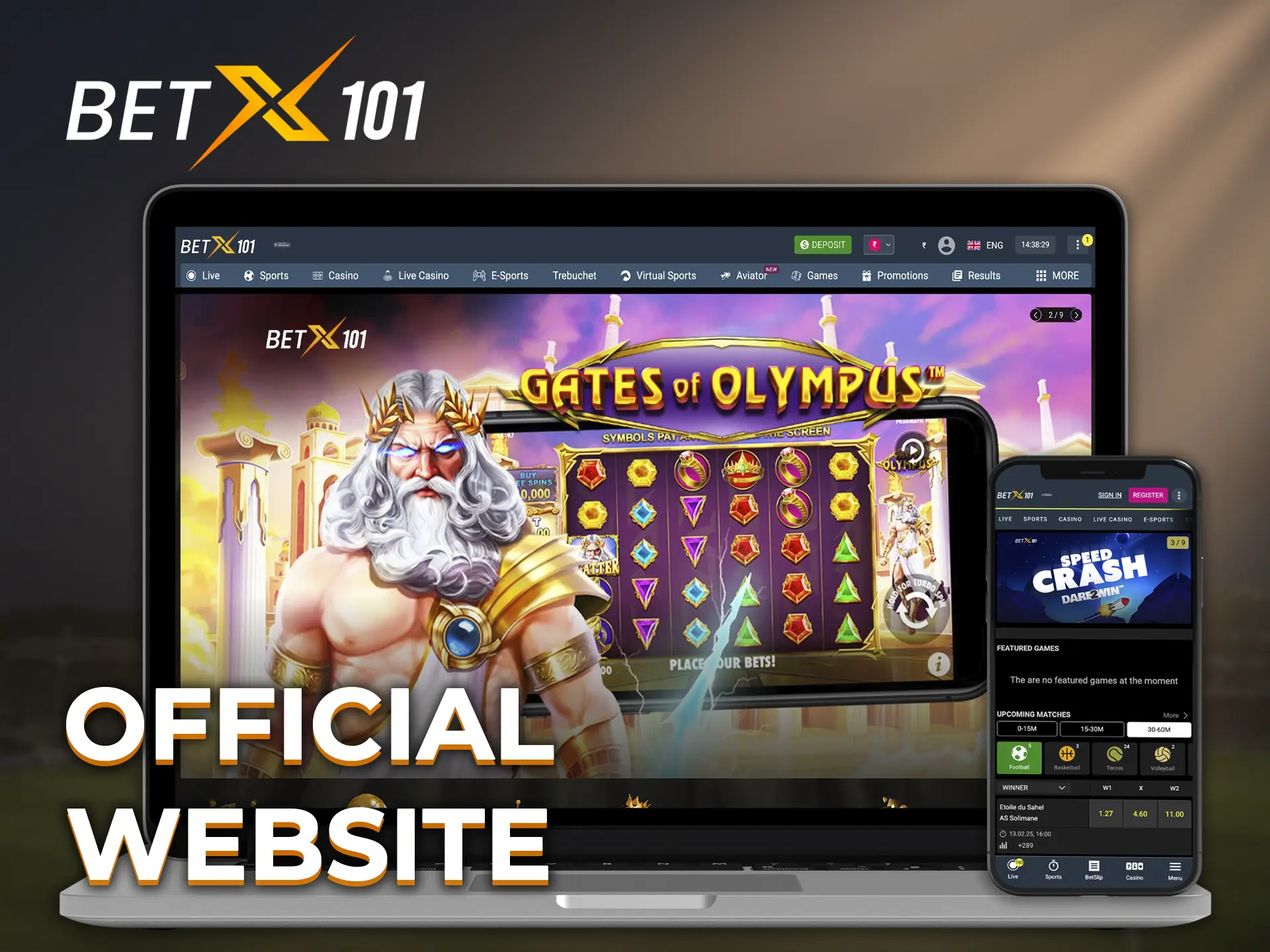 Betx101's official site adapts quickly on all devices and can bring you unprecedented profits.