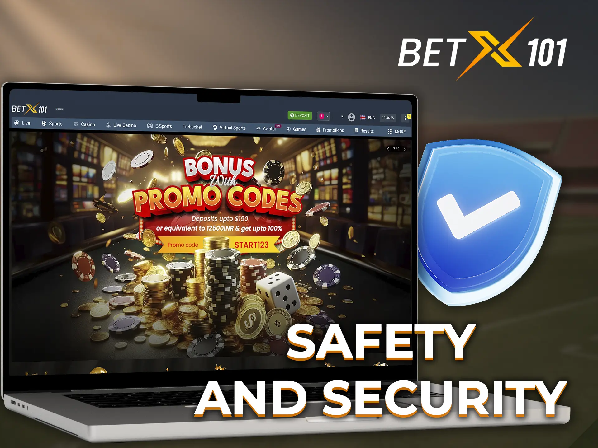 Betx101 is chosen for its high data protection and consistently fast payouts.