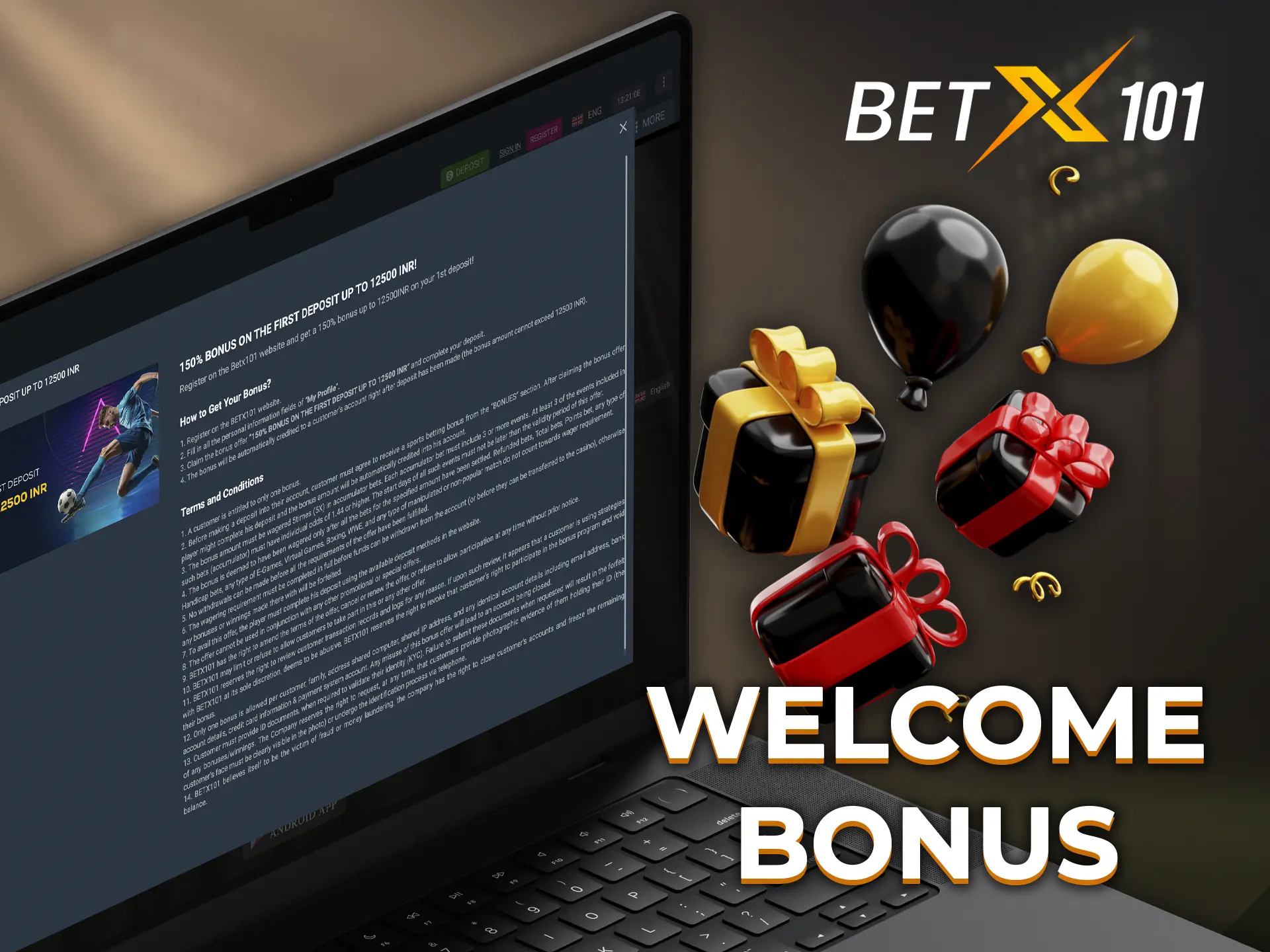 The welcome bonus from Betx101 will increase your bet size and give you unprecedented confidence.