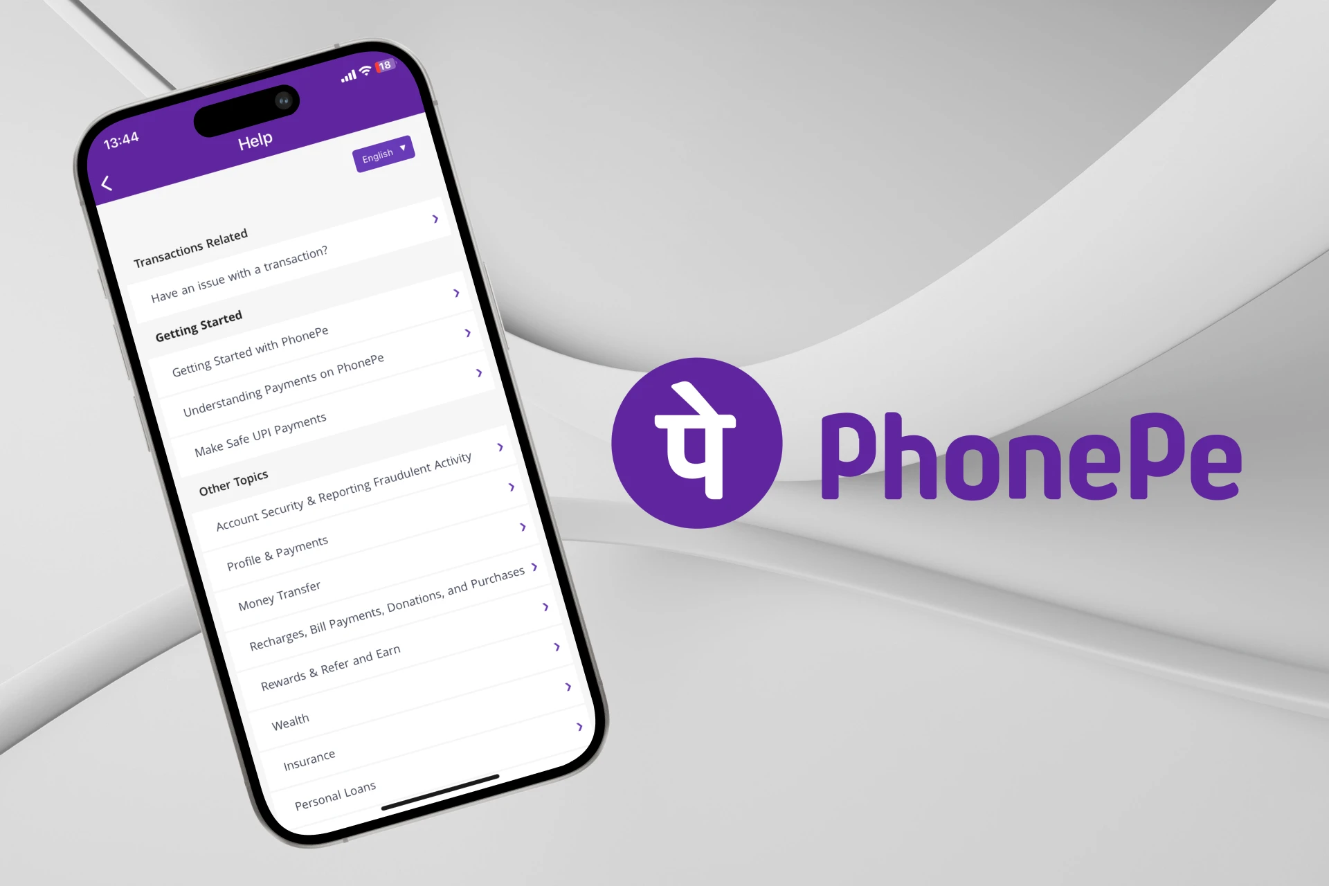 You can easily reach PhonePe support through the app.