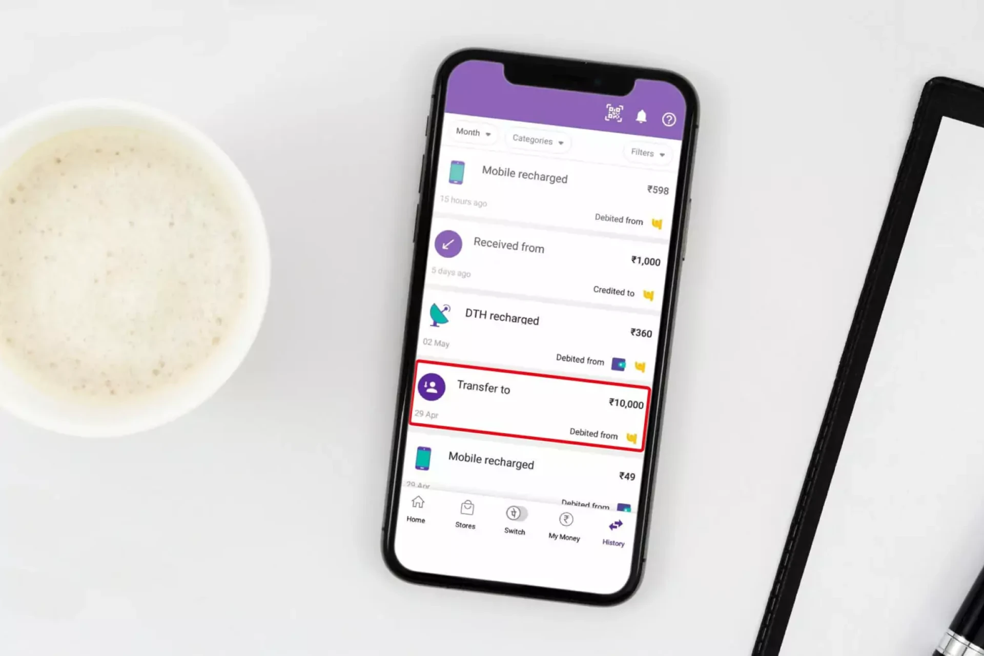 Learn how to deposit money using PhonePe.