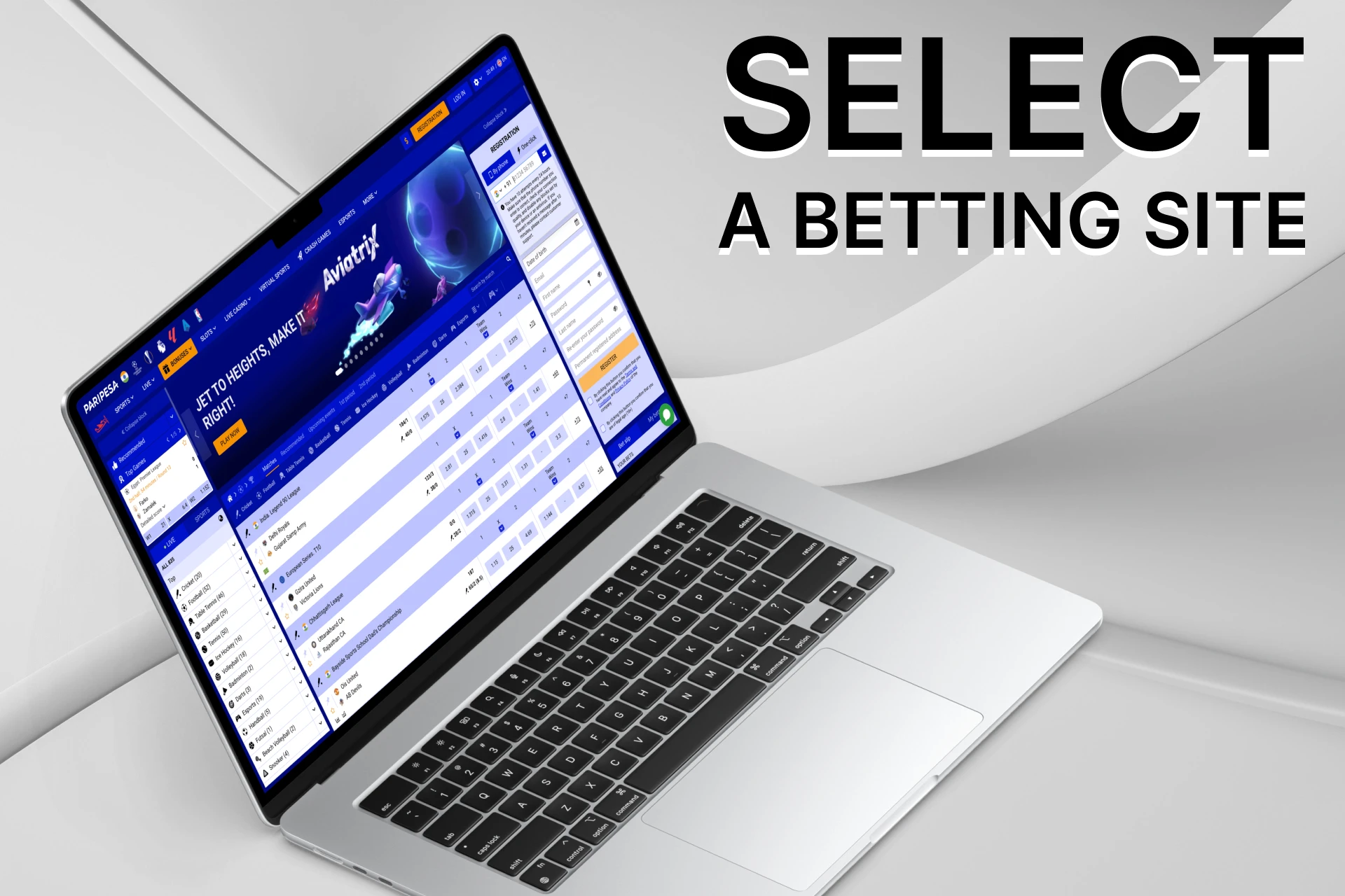 It's important to choose safe and trustworthy betting site.