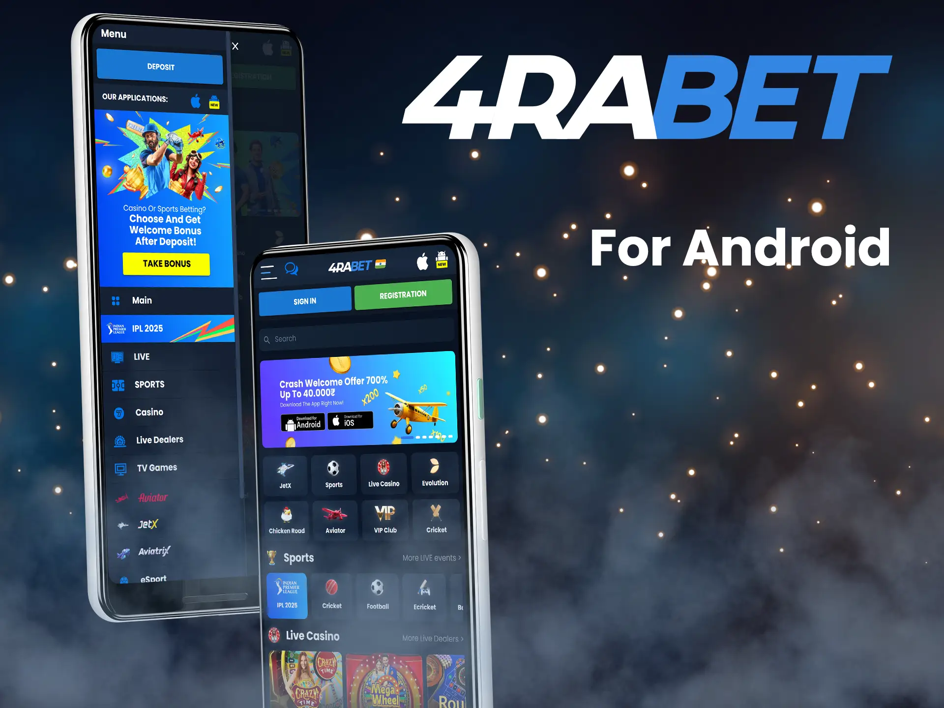 Use the 4Rabet app without downloading.