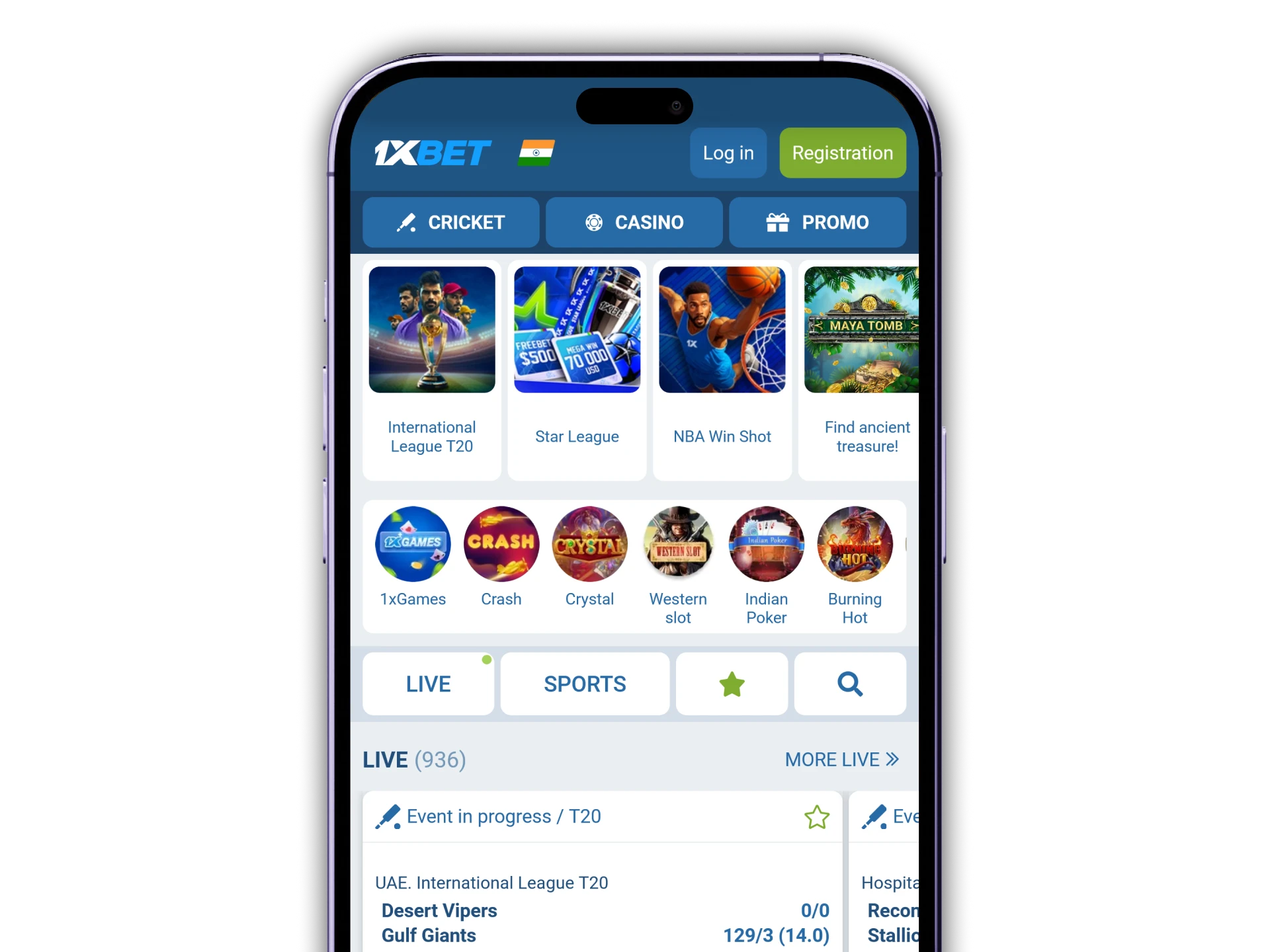 Play 1xbet App on Android and iOS.